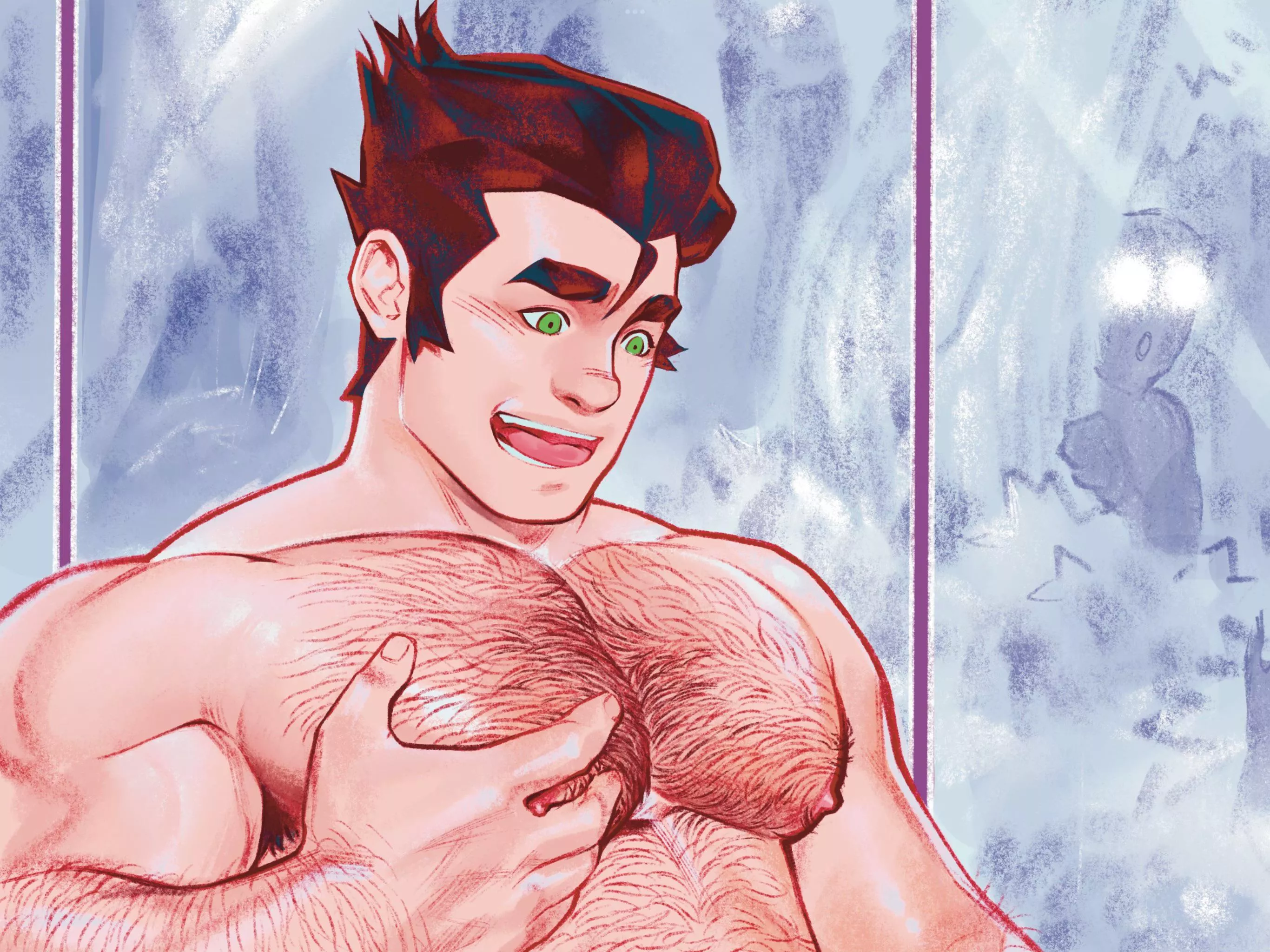 Bolin enjoying his bulk by me