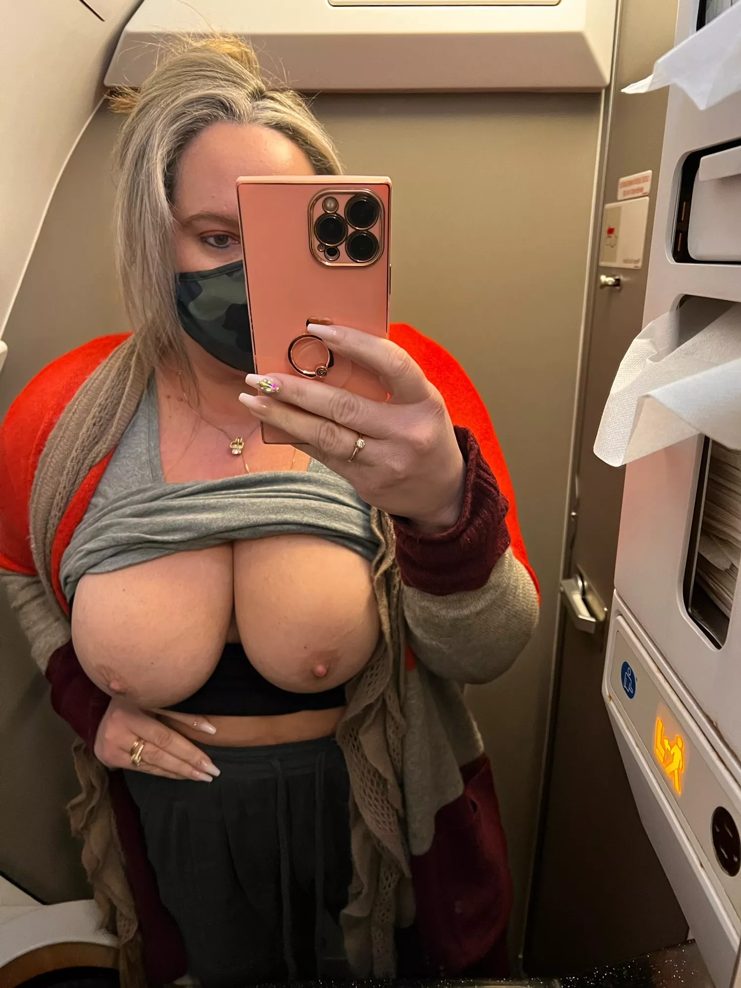 Boobs on a plane.