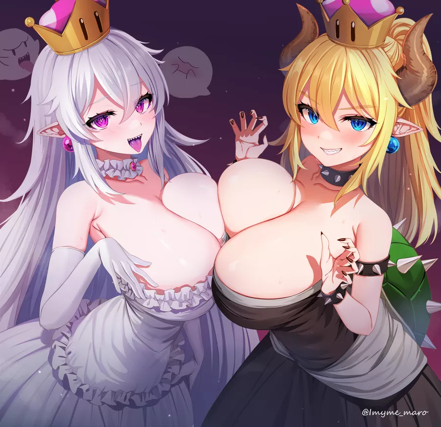 Booette and Bowsette (Imyme_maro) [Mario]