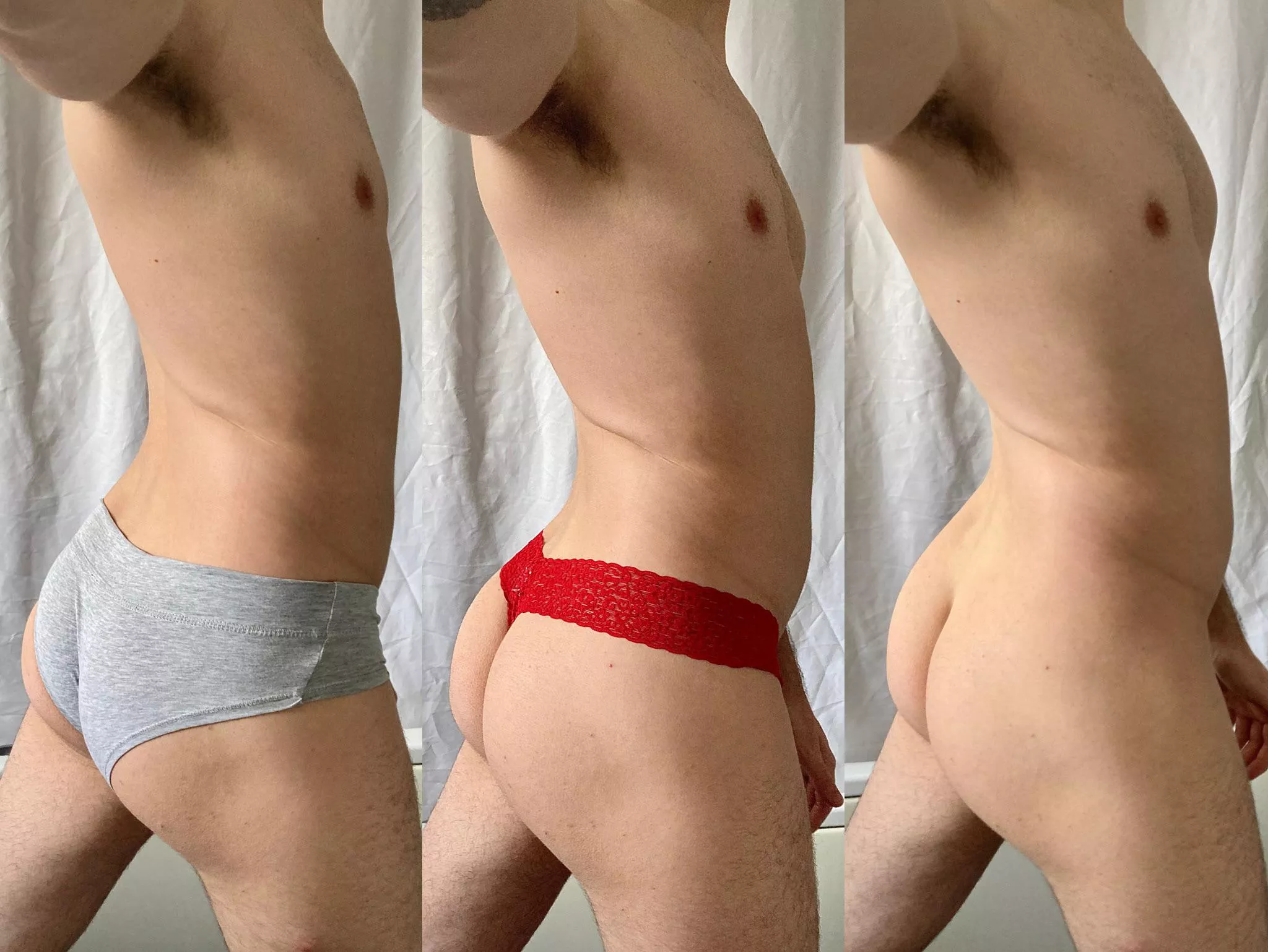 Briefs, thong or naked?