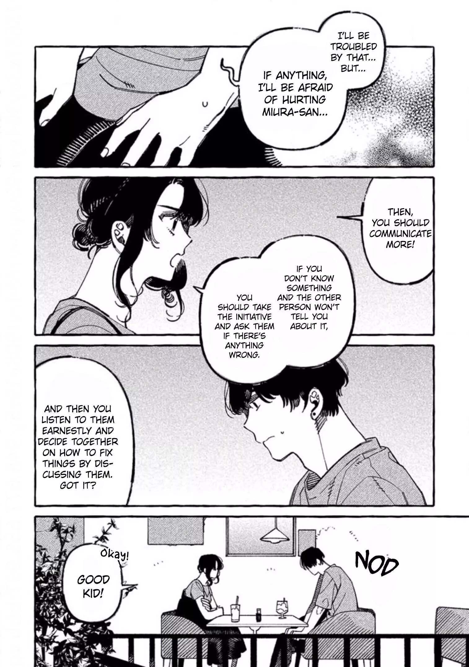 Bruh, good relationship advice in a *yaoi* manga?!?! IMPOSSIBLE!!!! Whereâ€™s the RAPE?!? Jk