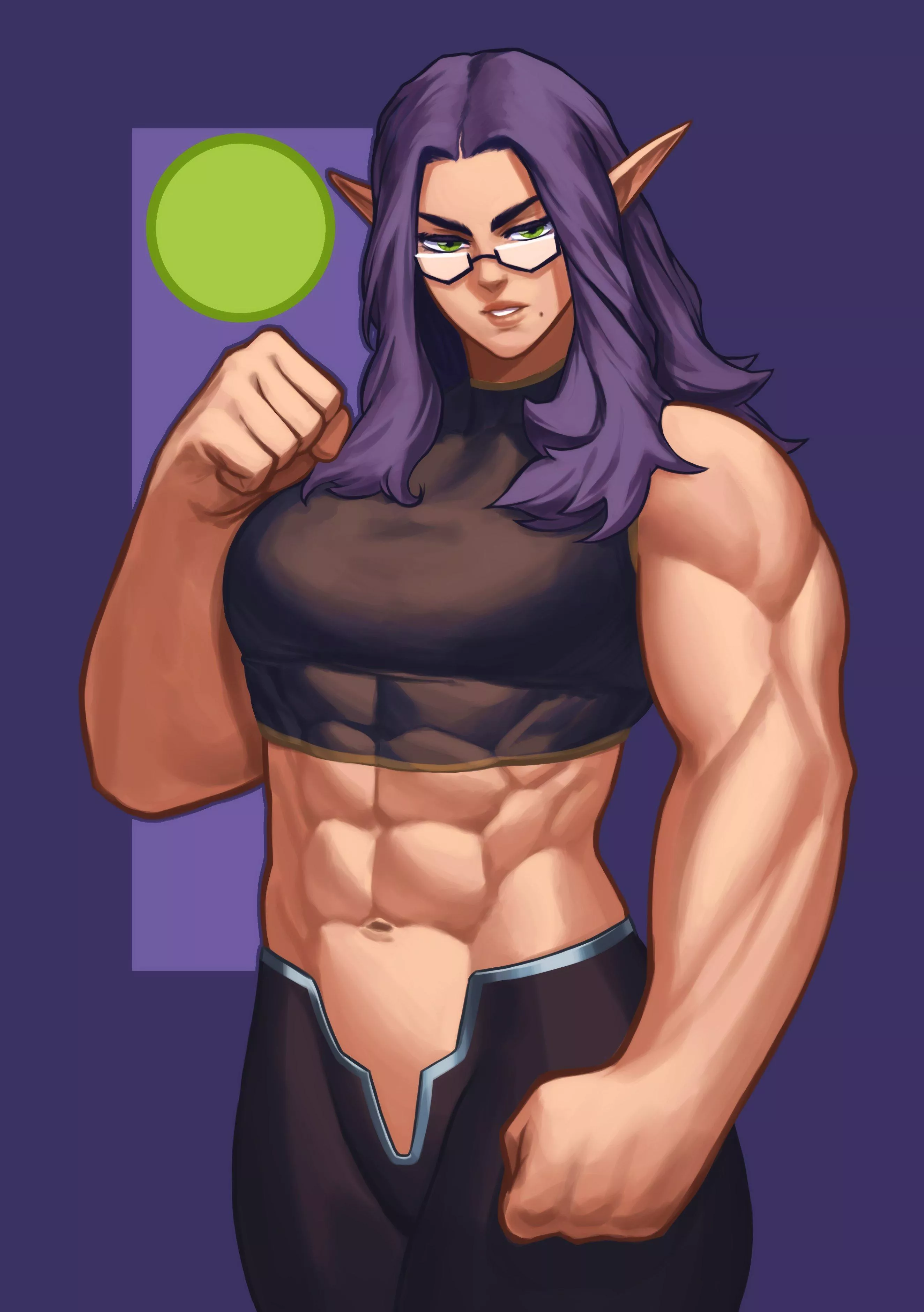 Buff Nerd Elf.(@Sotchosis)