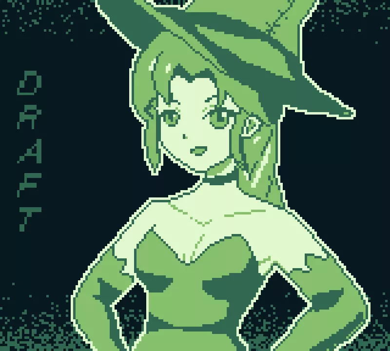 Building an H-Game for fun. This witch will be getting dicked. New to pixel art with a limited four-tone pallet, so any critiques help.