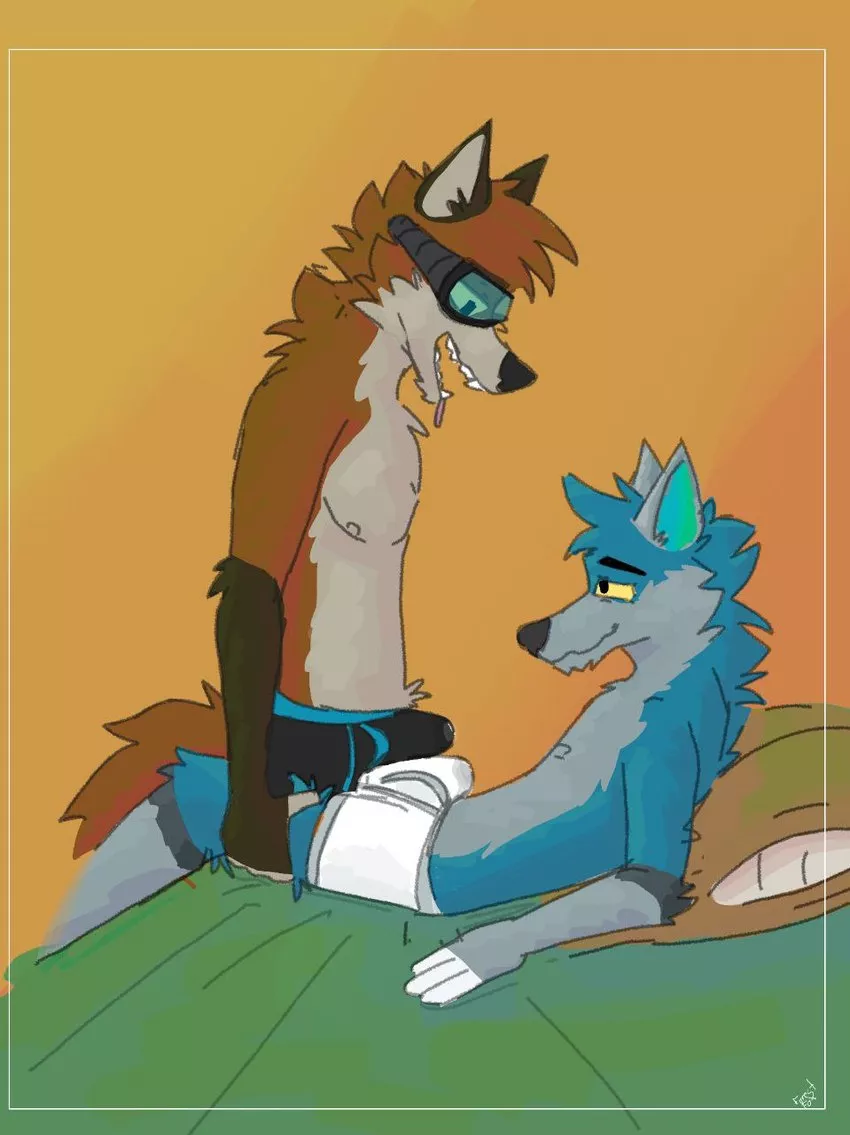 Bulge frottage (Ethan forestfox)