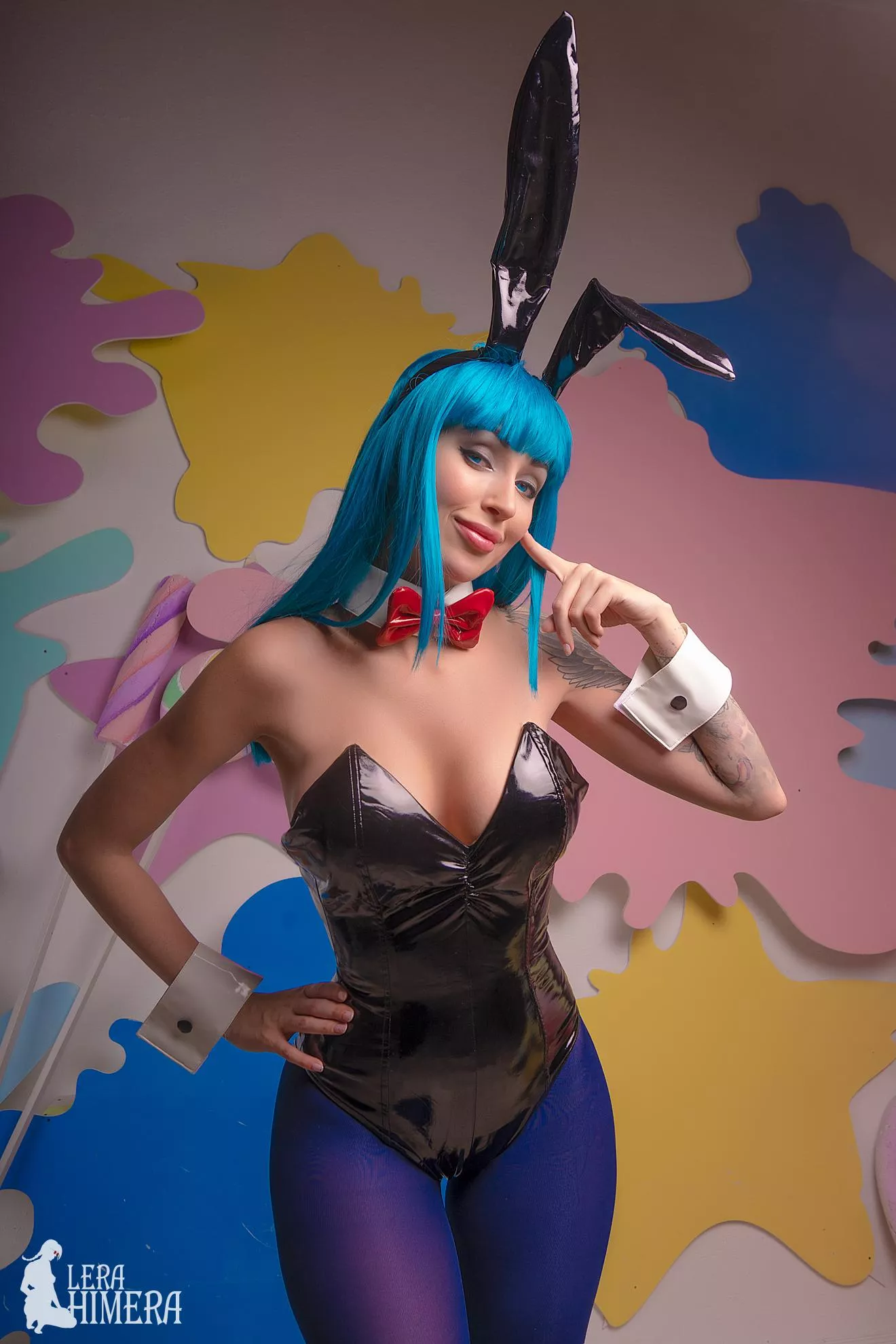 Bulma bunny suit cosplay by Lera Himera