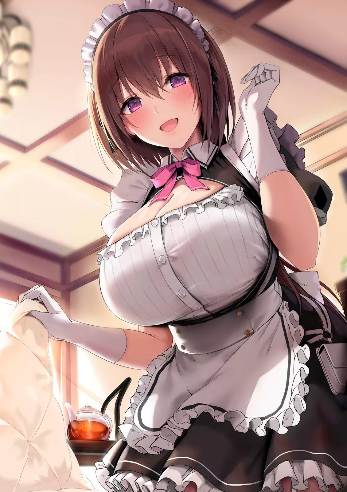 Busty & Sweet Maid