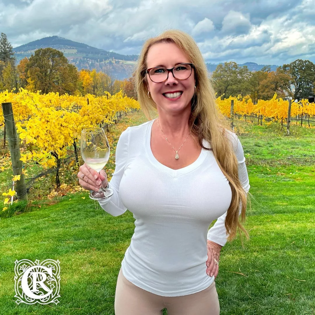 Busty Wine Enthusiast