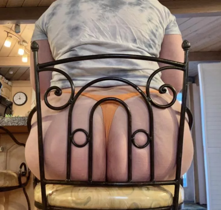 Butt wider than the chair