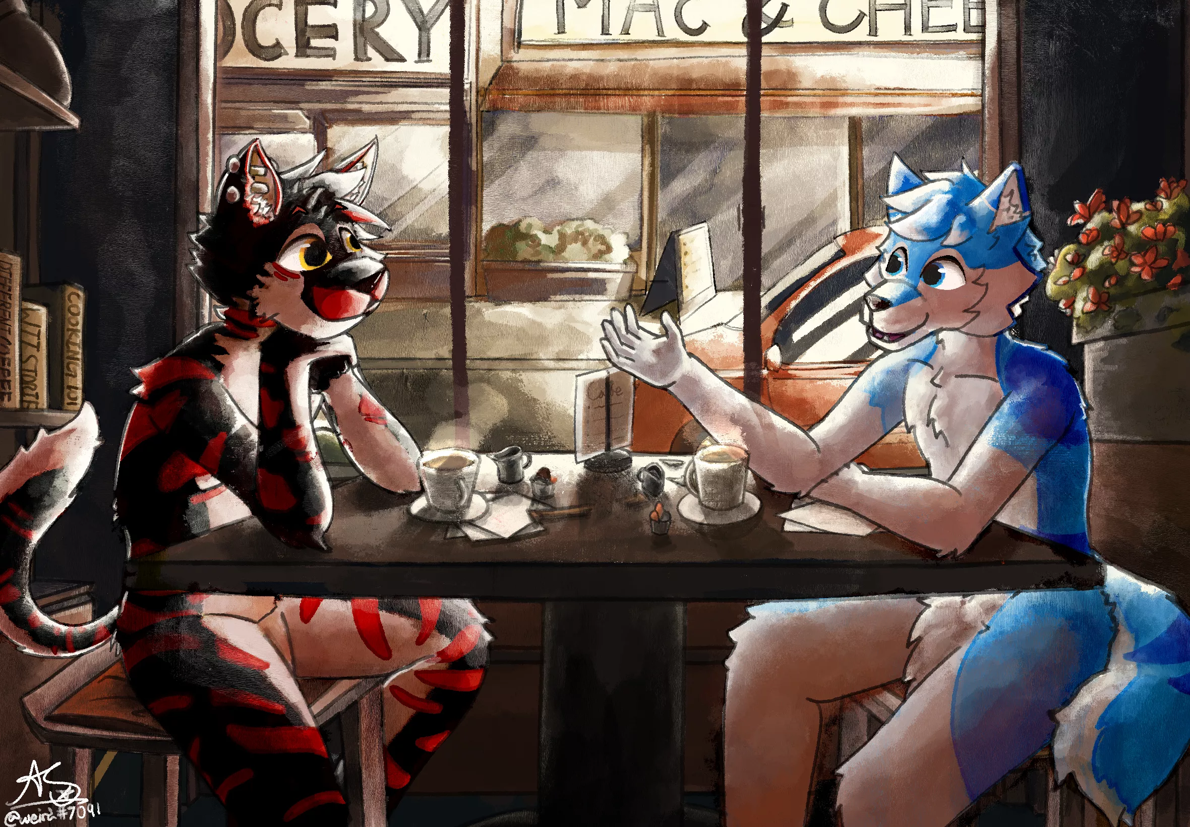 Cafe Date (art by me :D)