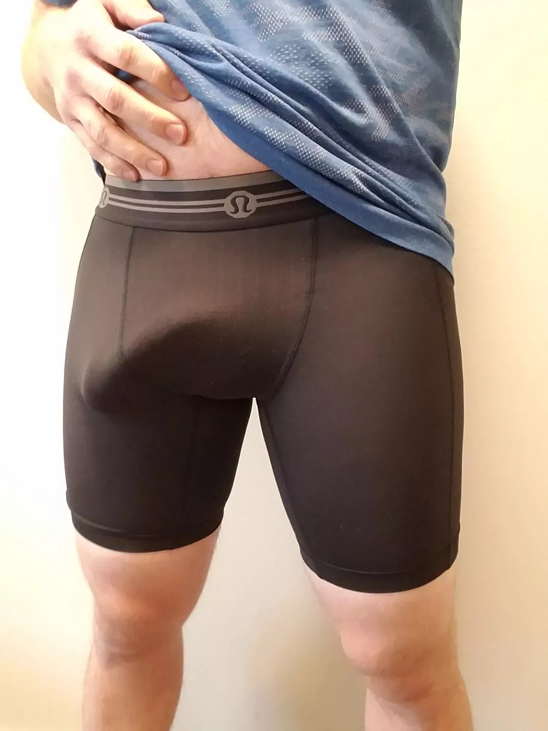 Can be hard to hide that bulge at the gym sometimes [37]