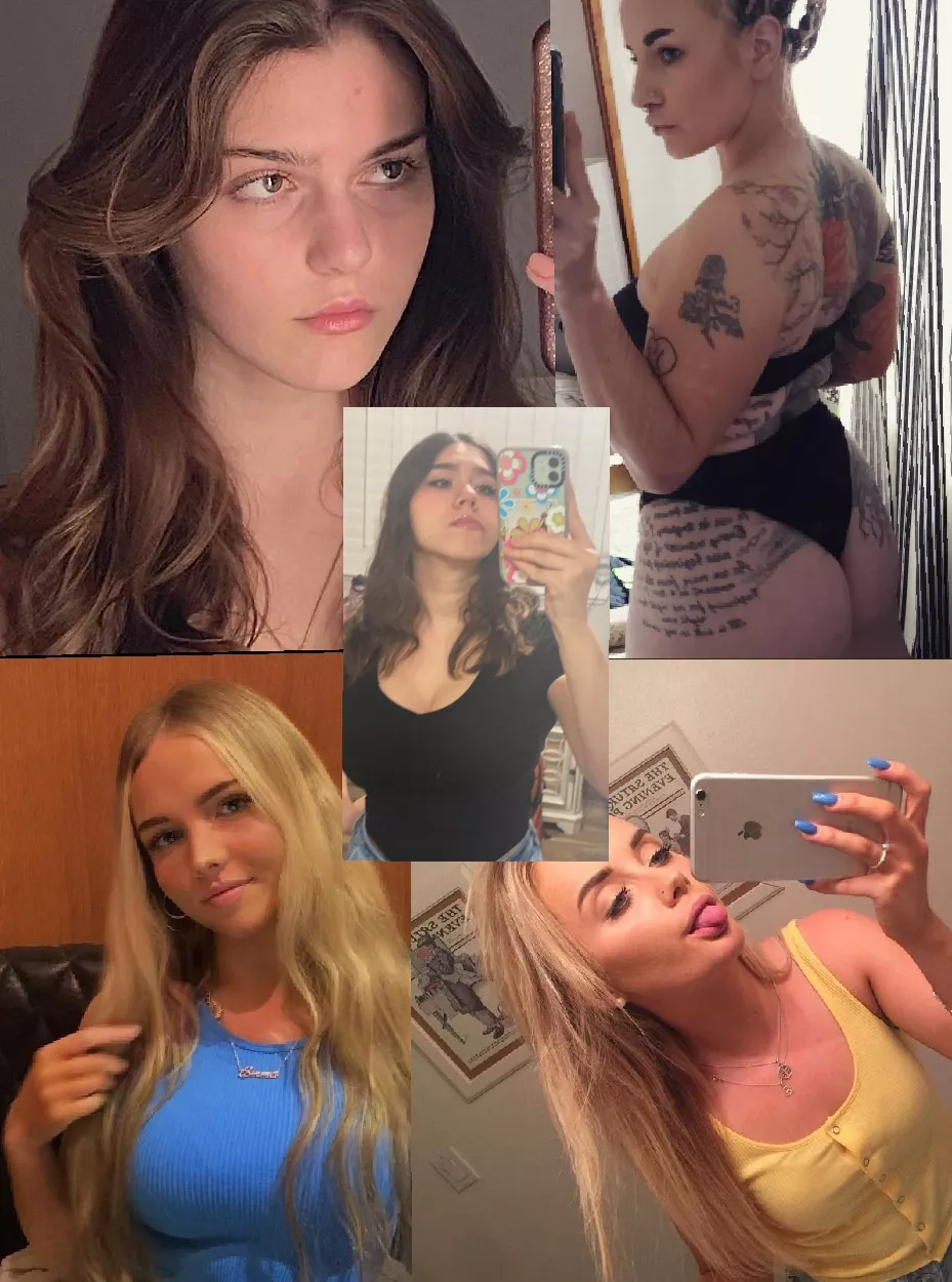 can someone cum on one of these irls dm me for photos