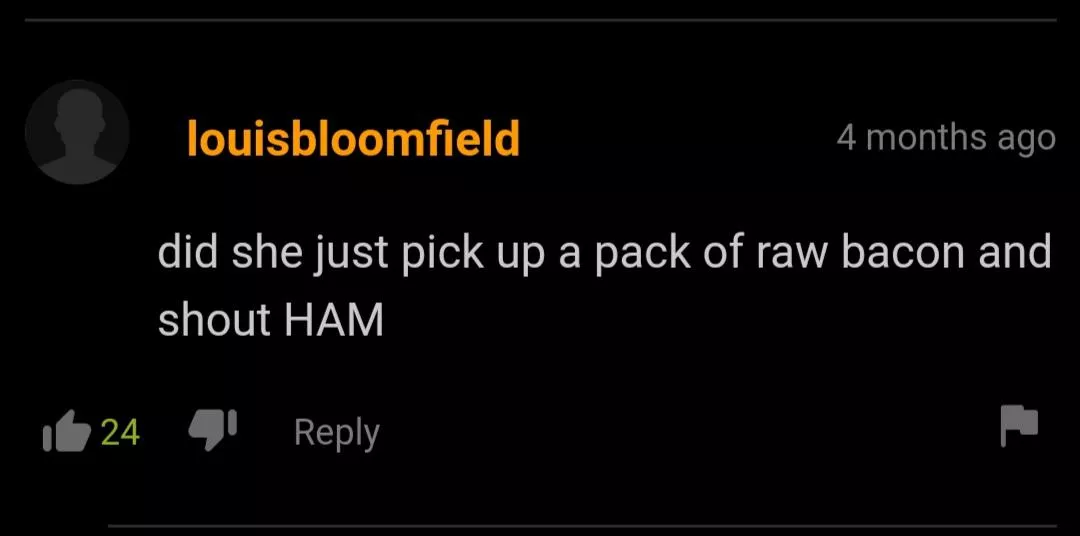 Can't tell the difference between bacon and ham