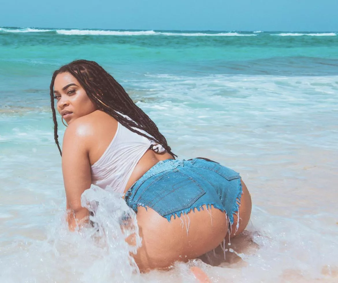 Caribbean girl washed ashore