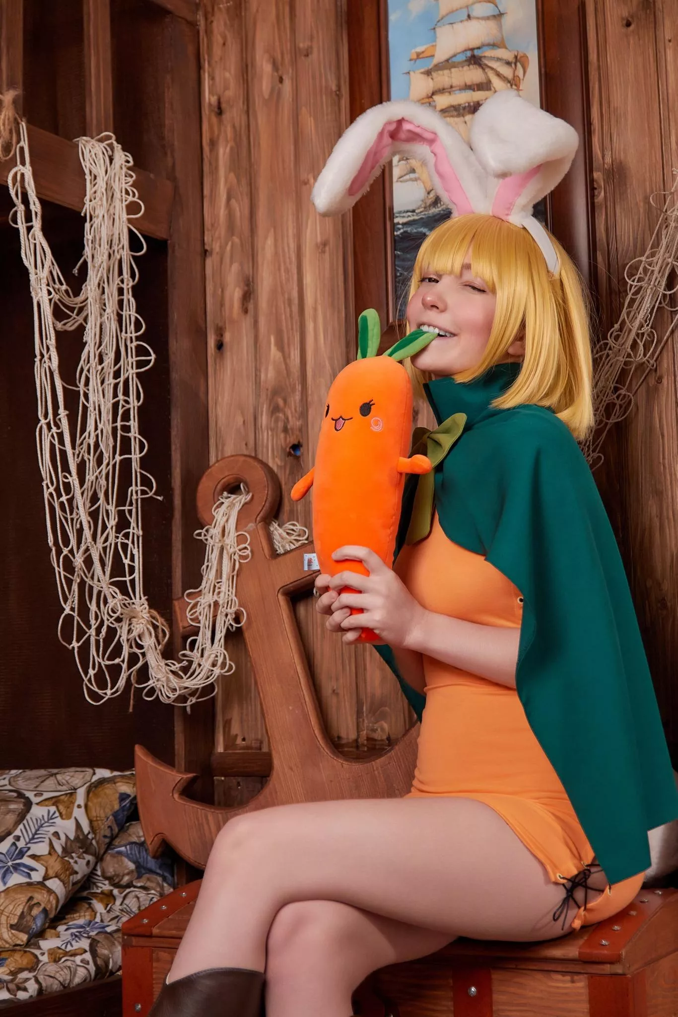 Carrot cosplay from One Piece by Murrning_Glow