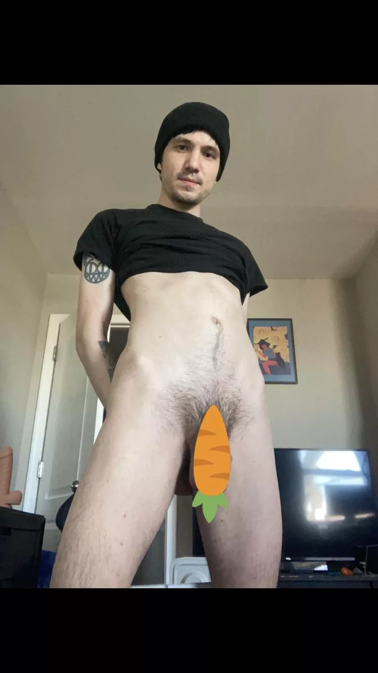 Carrot to explain why you arenâ€™t naked yet?