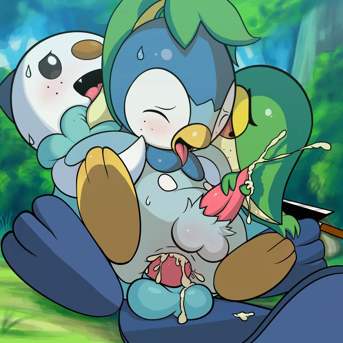 catch them all challenge #393 - Piplup (tricksta)