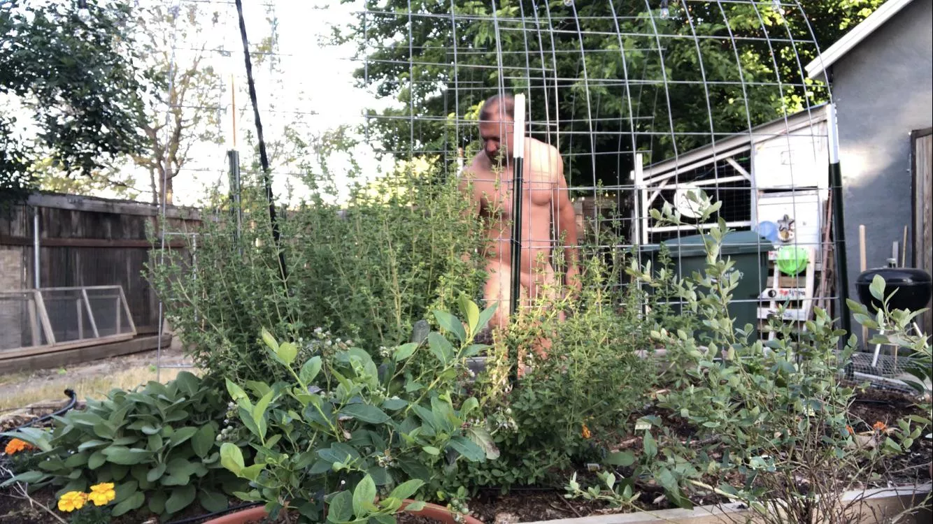 Celebrating Naked Gardening Day!