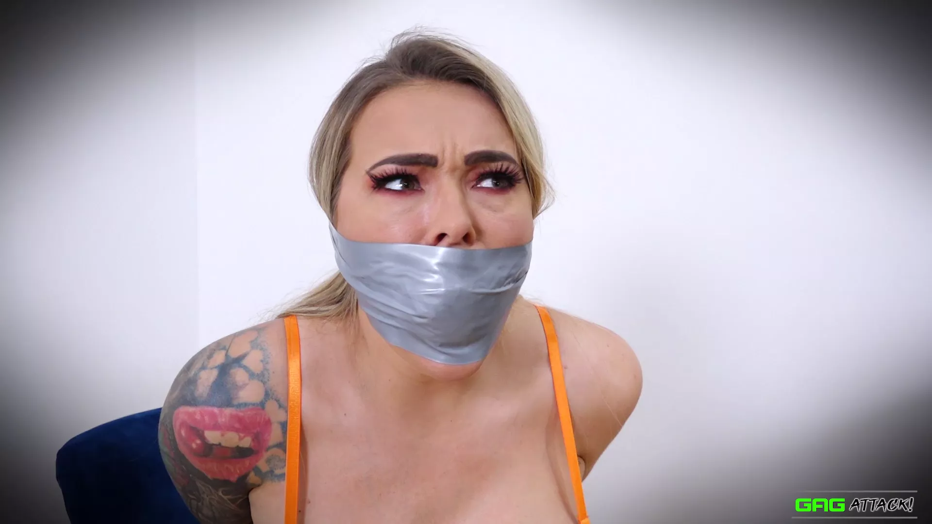 Charley - PVC Tape Gagged