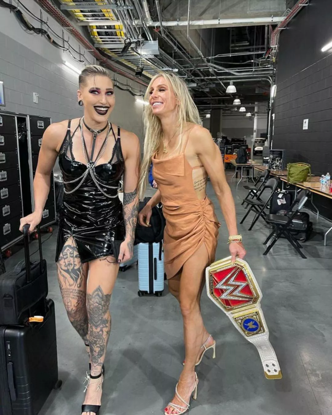 Charlotte and Rhea Ripley