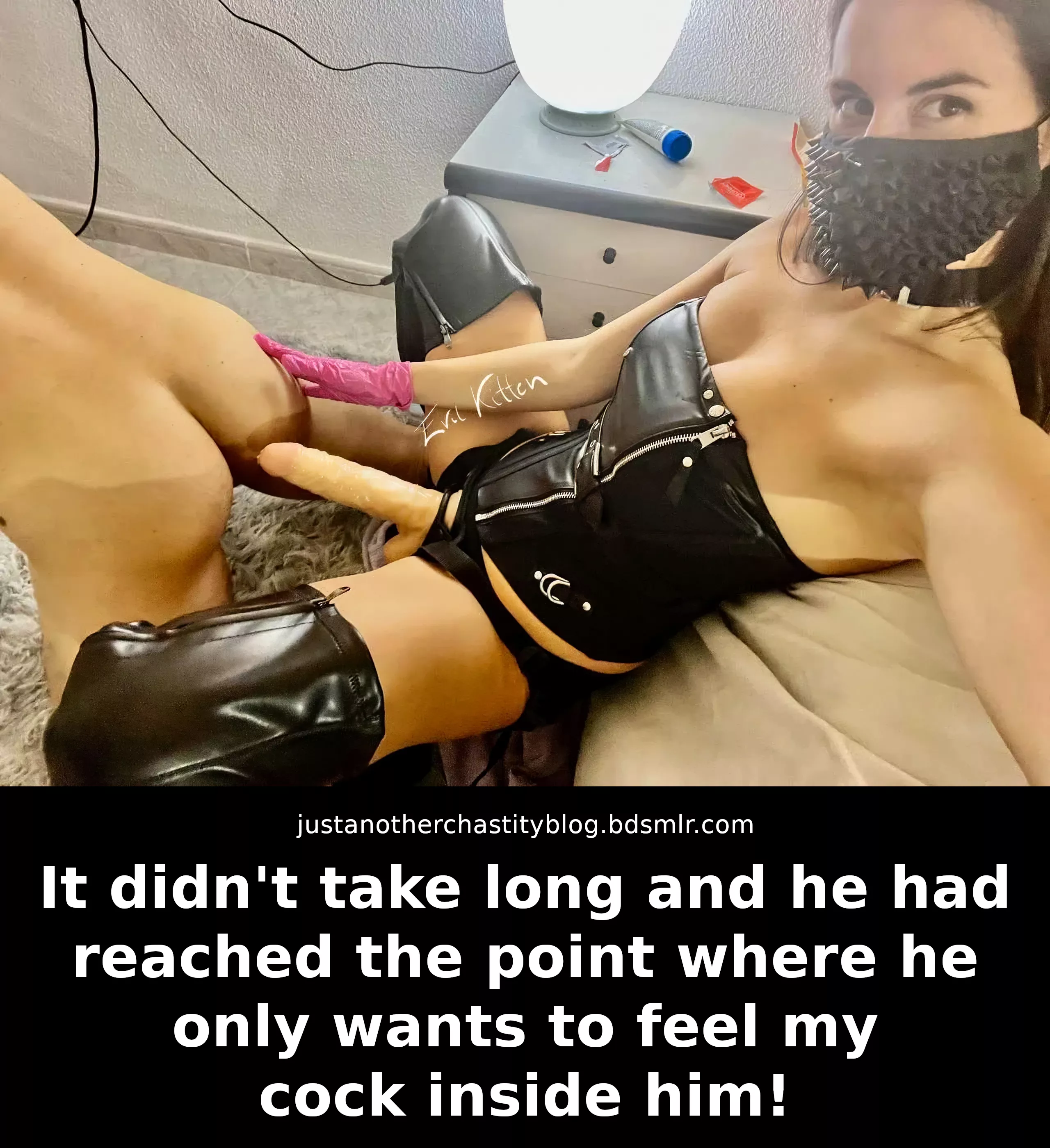 Chastity is an effective way to make a man want to have sex only like that!