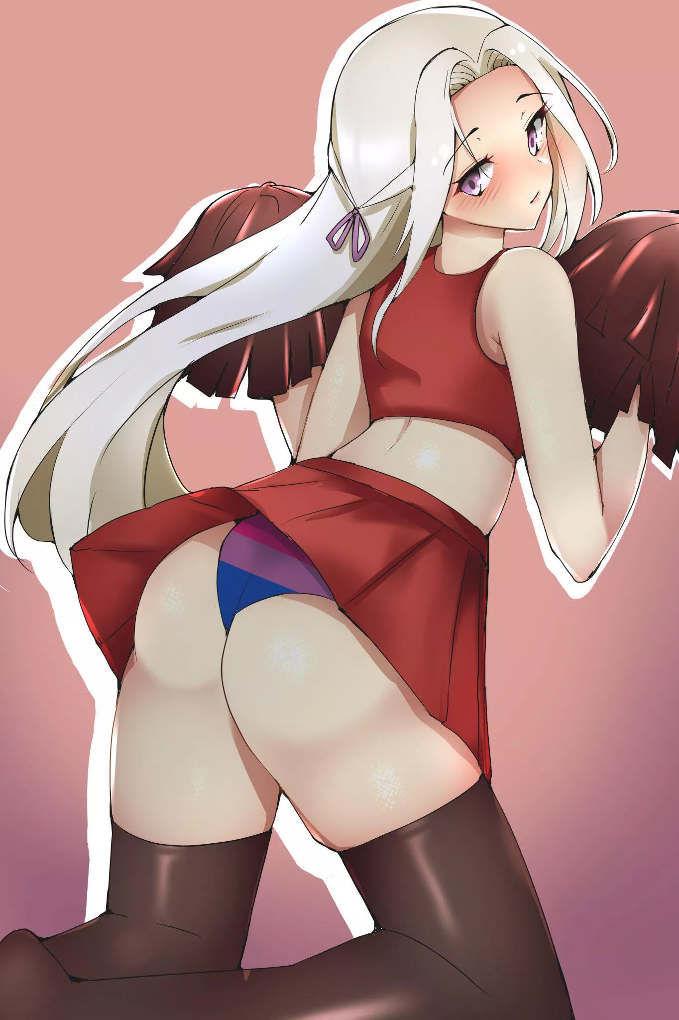 Cheeky cheerleader Edelgard (by @1340Smile)