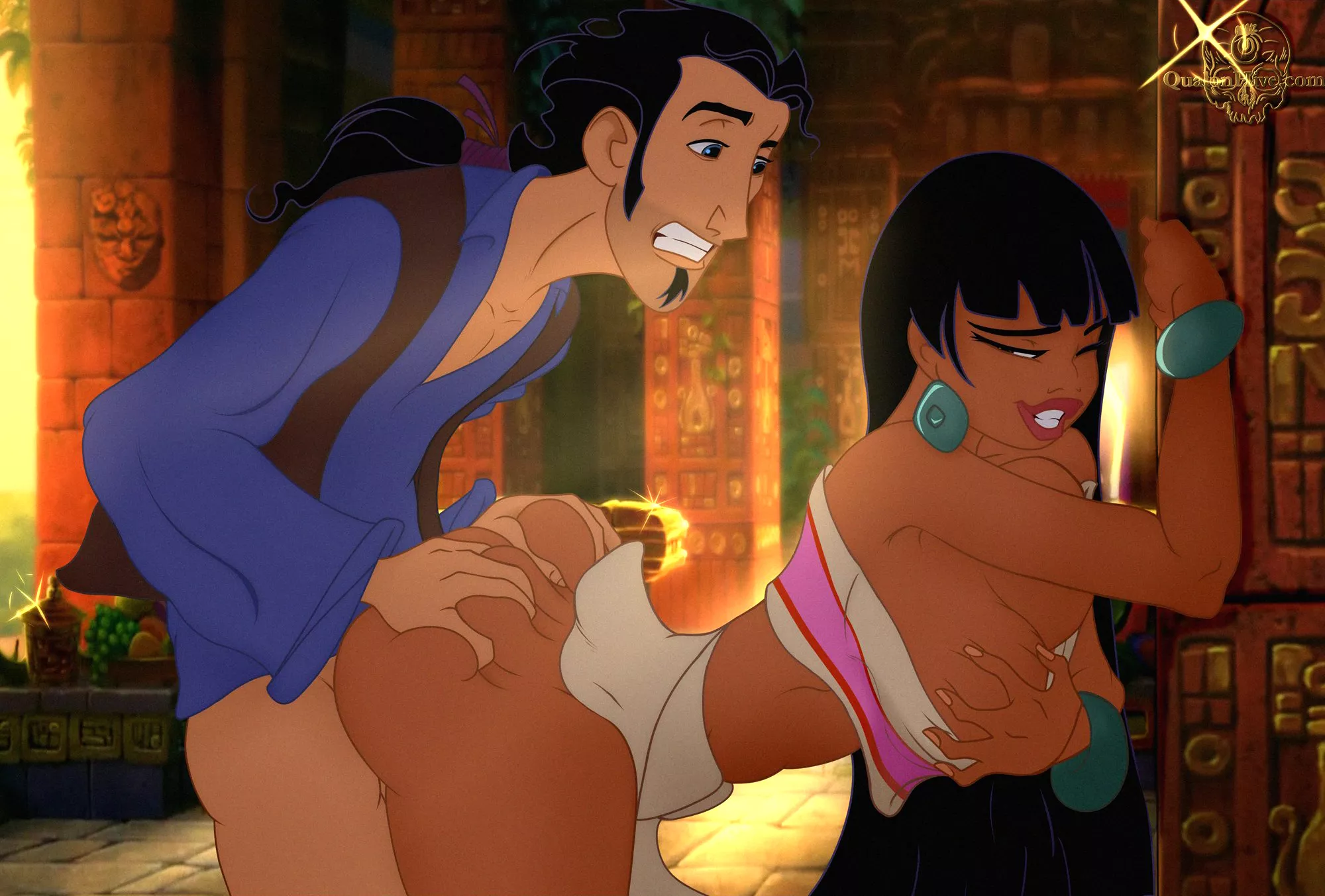 Chel fucked (QualonDraw) [Road to El Dorado]