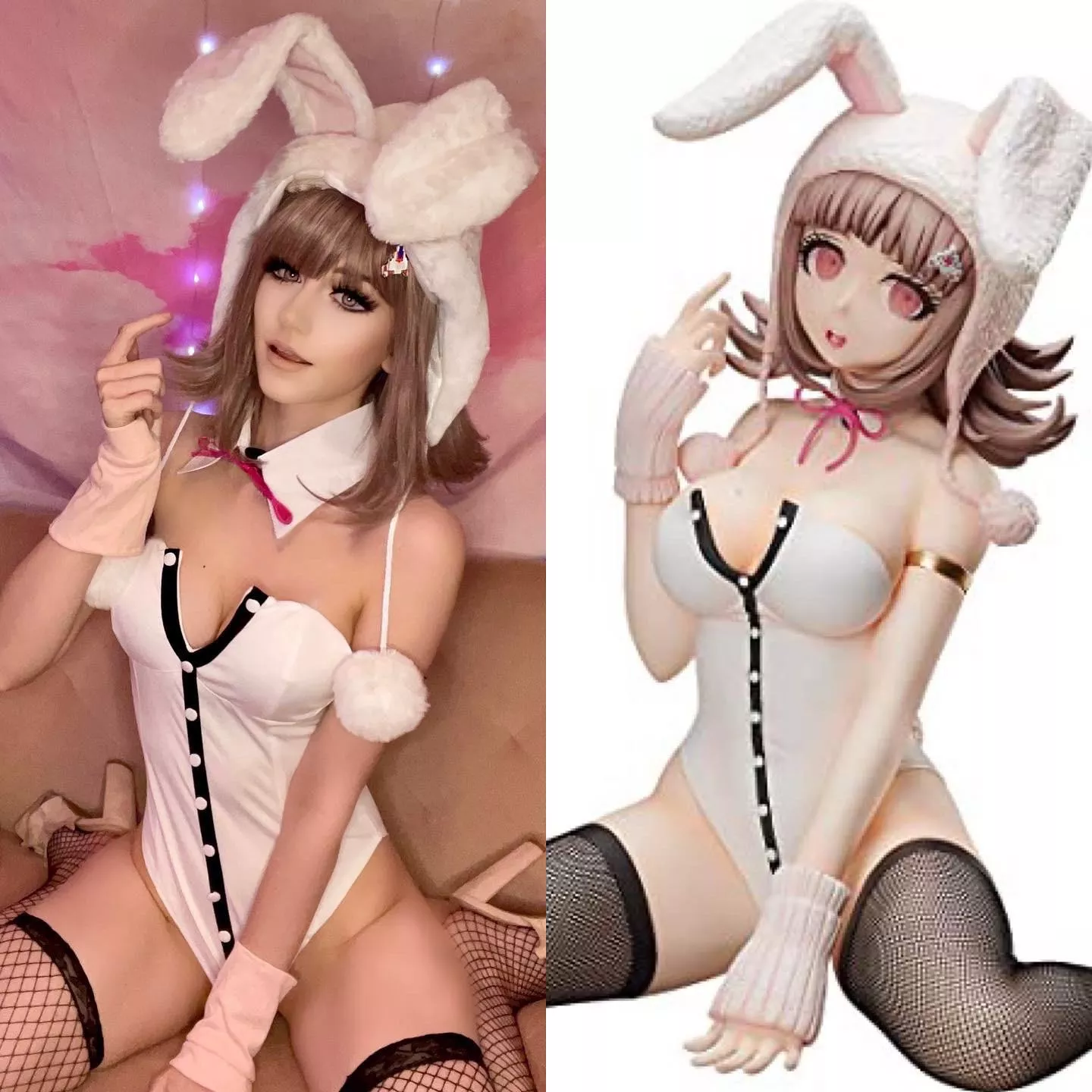 Chiaki Nanami Bunny Suit Cosplay from Danganronpa