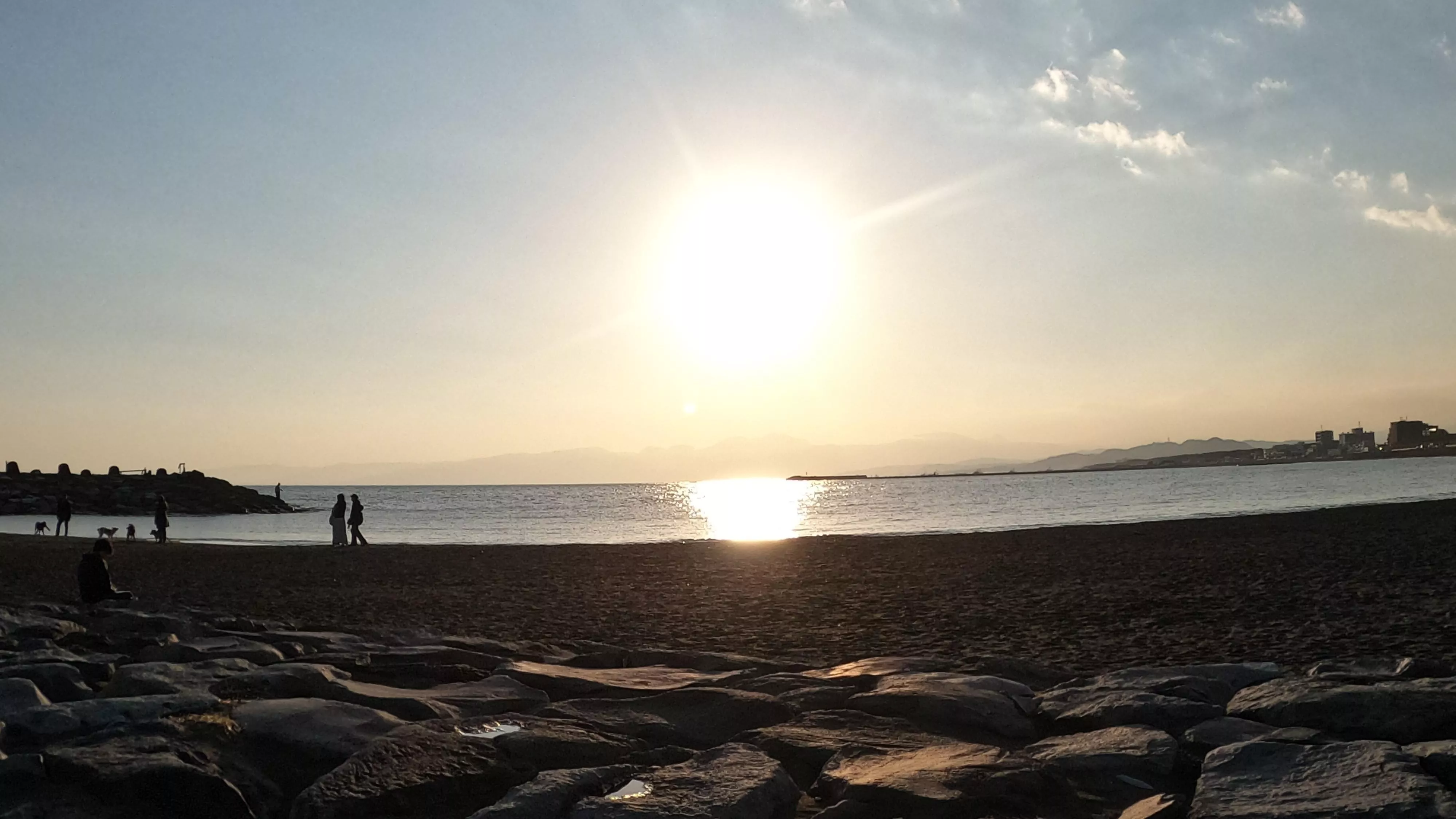 Chigasaki headland beach ( Japan )