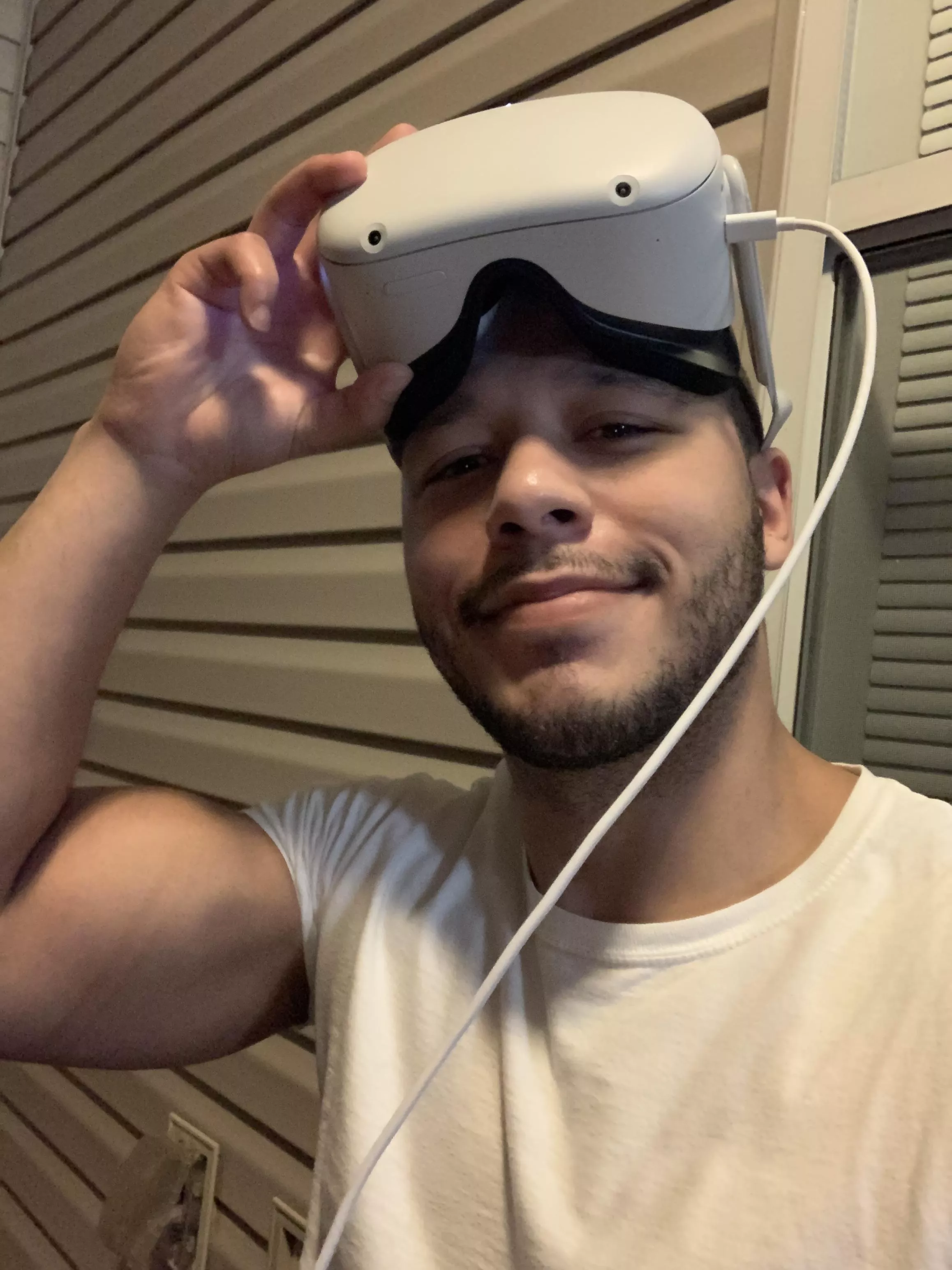 Chill night messing around with my Oculus headset