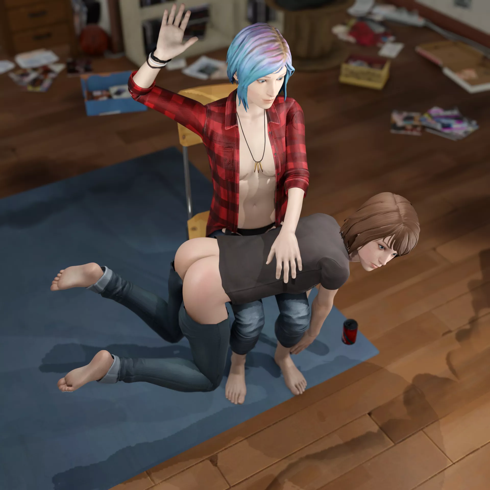 Chloe Price Spanking Naughty Max Caulfield (Kinkfield)