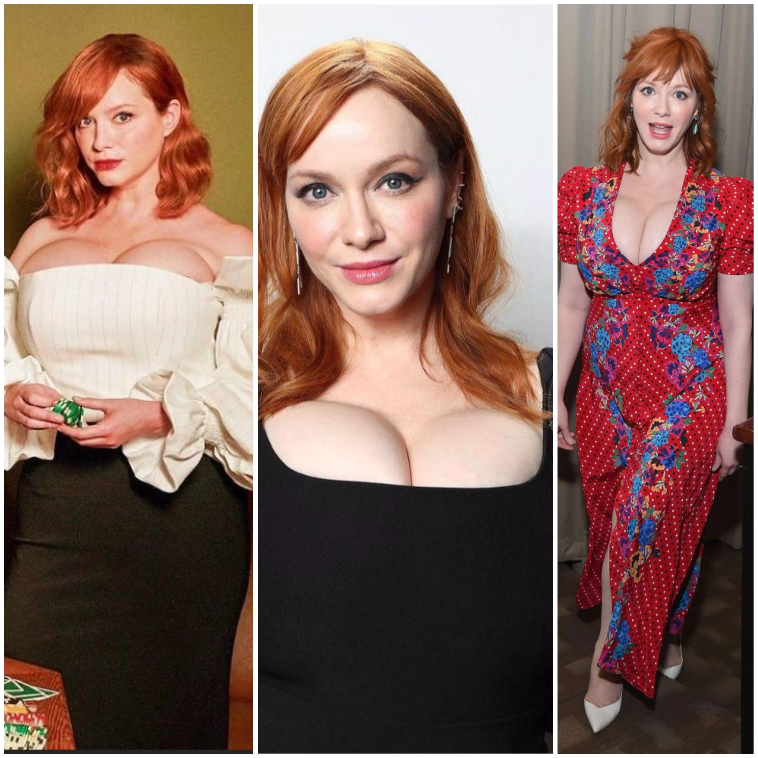 Christina Hendricks is so curvy, I cant stop pumping to her massive tits and her pretty face