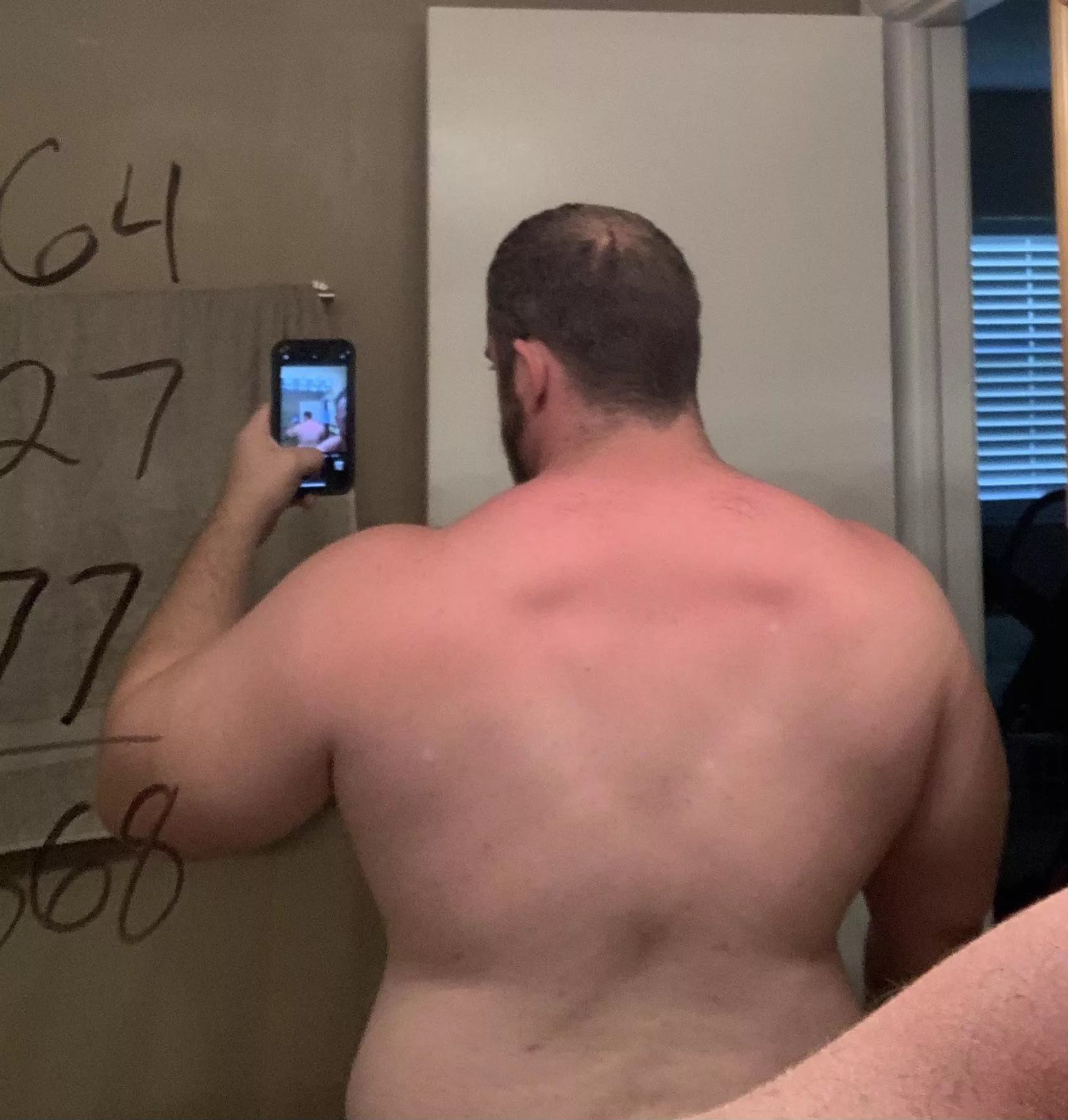 Chubby guys with big backs count?