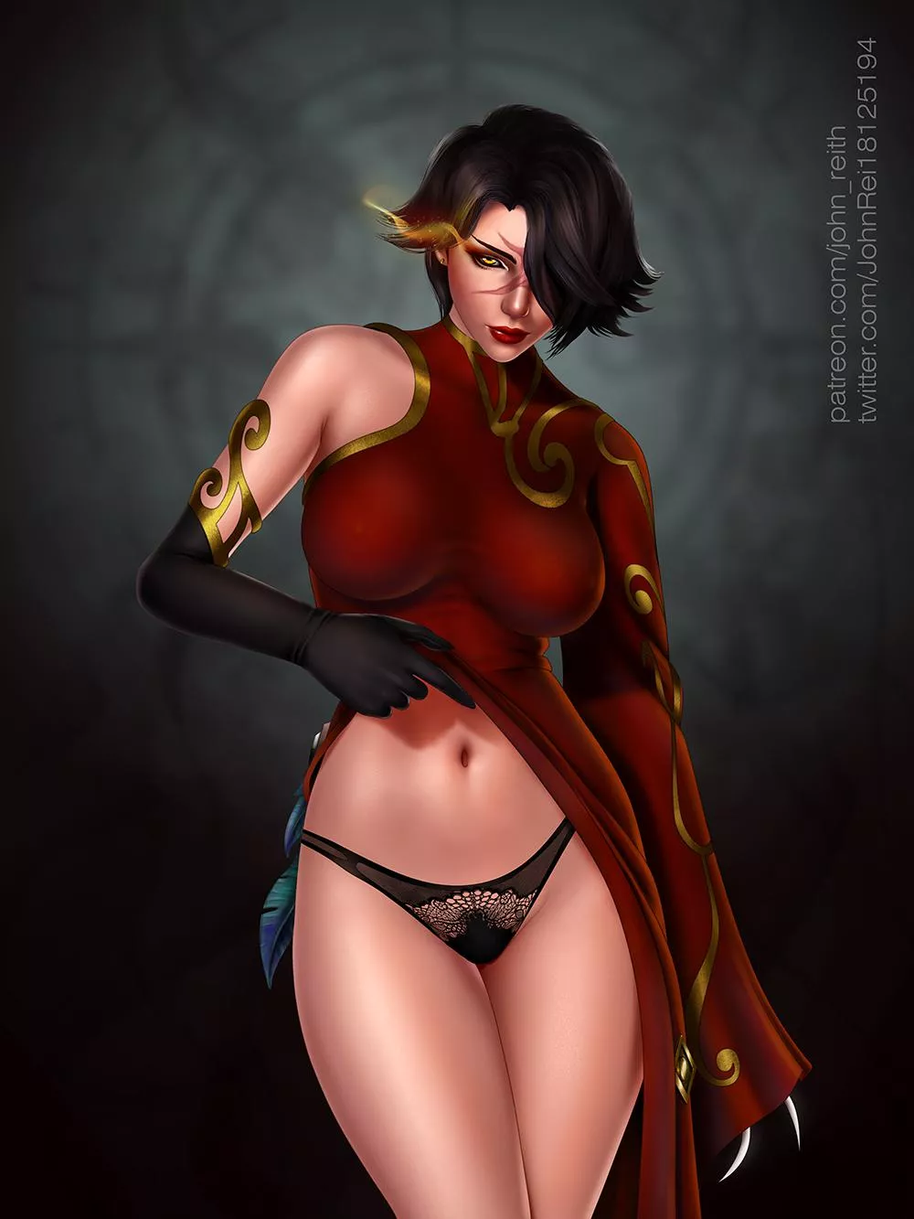 Cinder shows her panties [JohnReith]