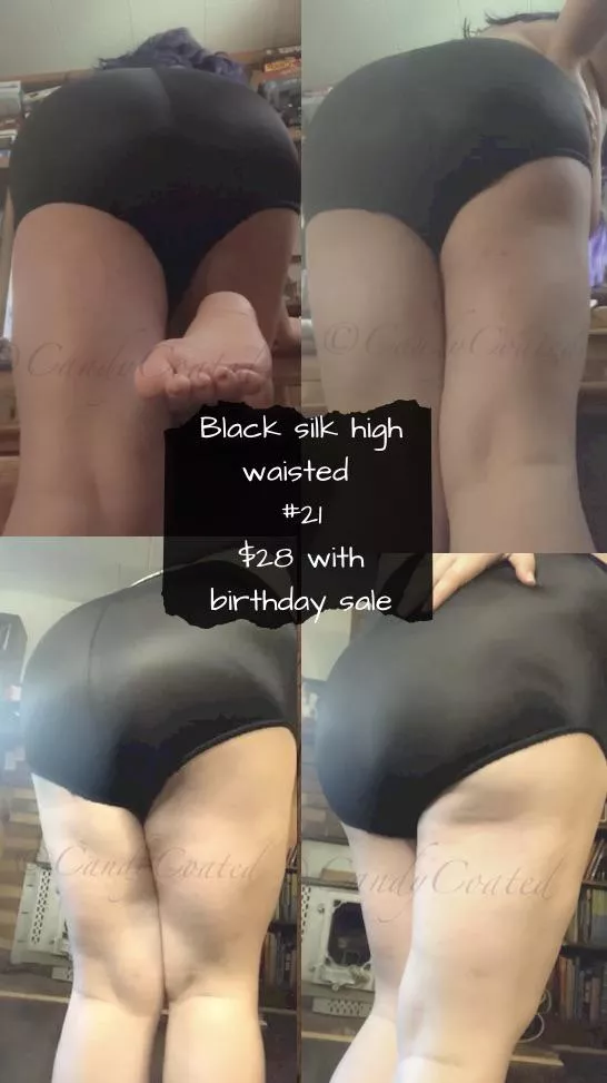 ðŸ­ Classy black silk today ðŸ–¤ [selling]