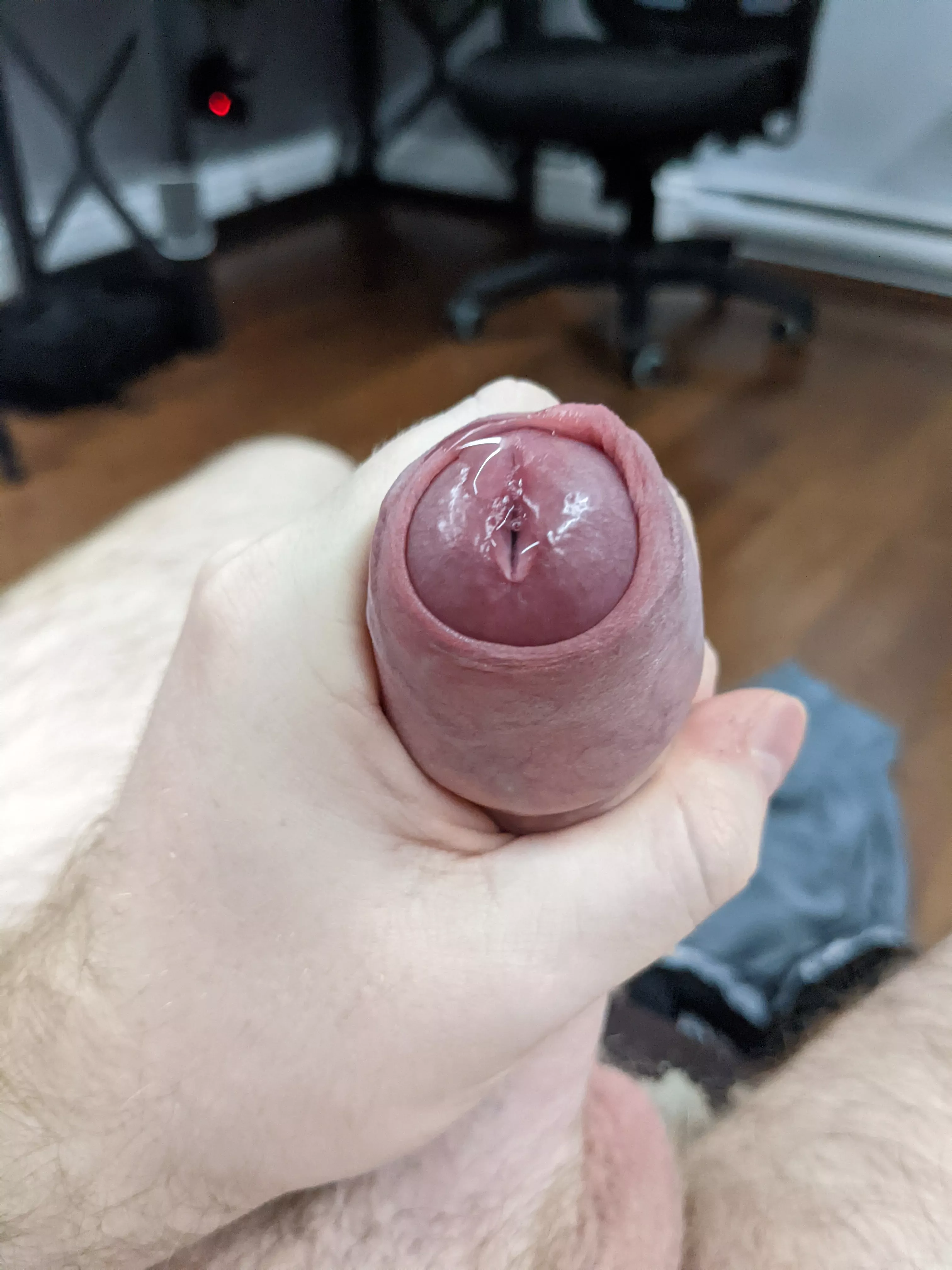 Close up with precum !