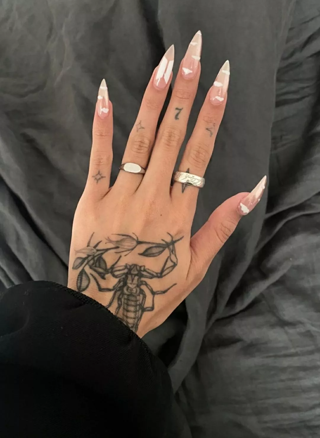 cloud stiletto nails