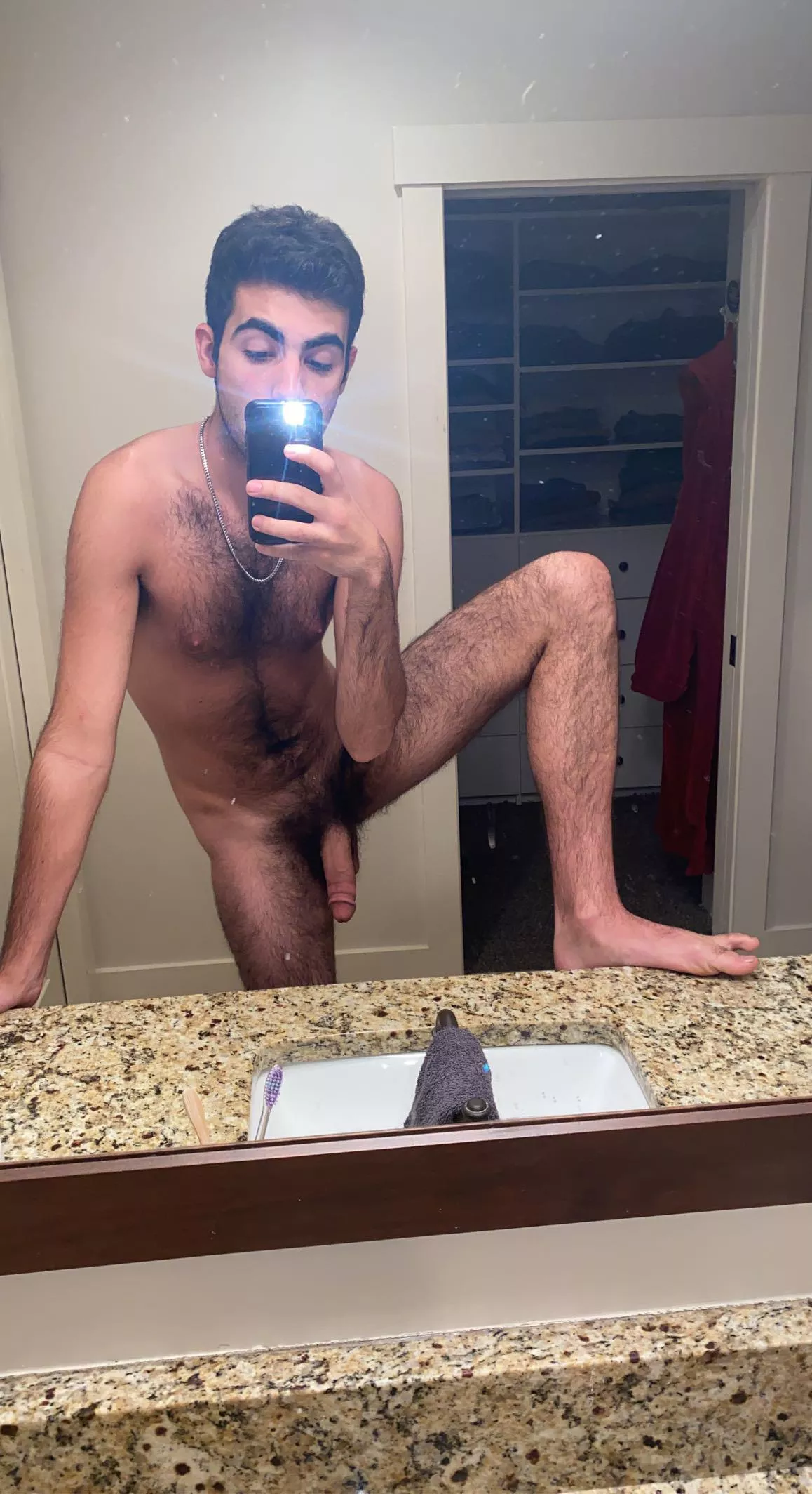 Come fuck in front of the mirror