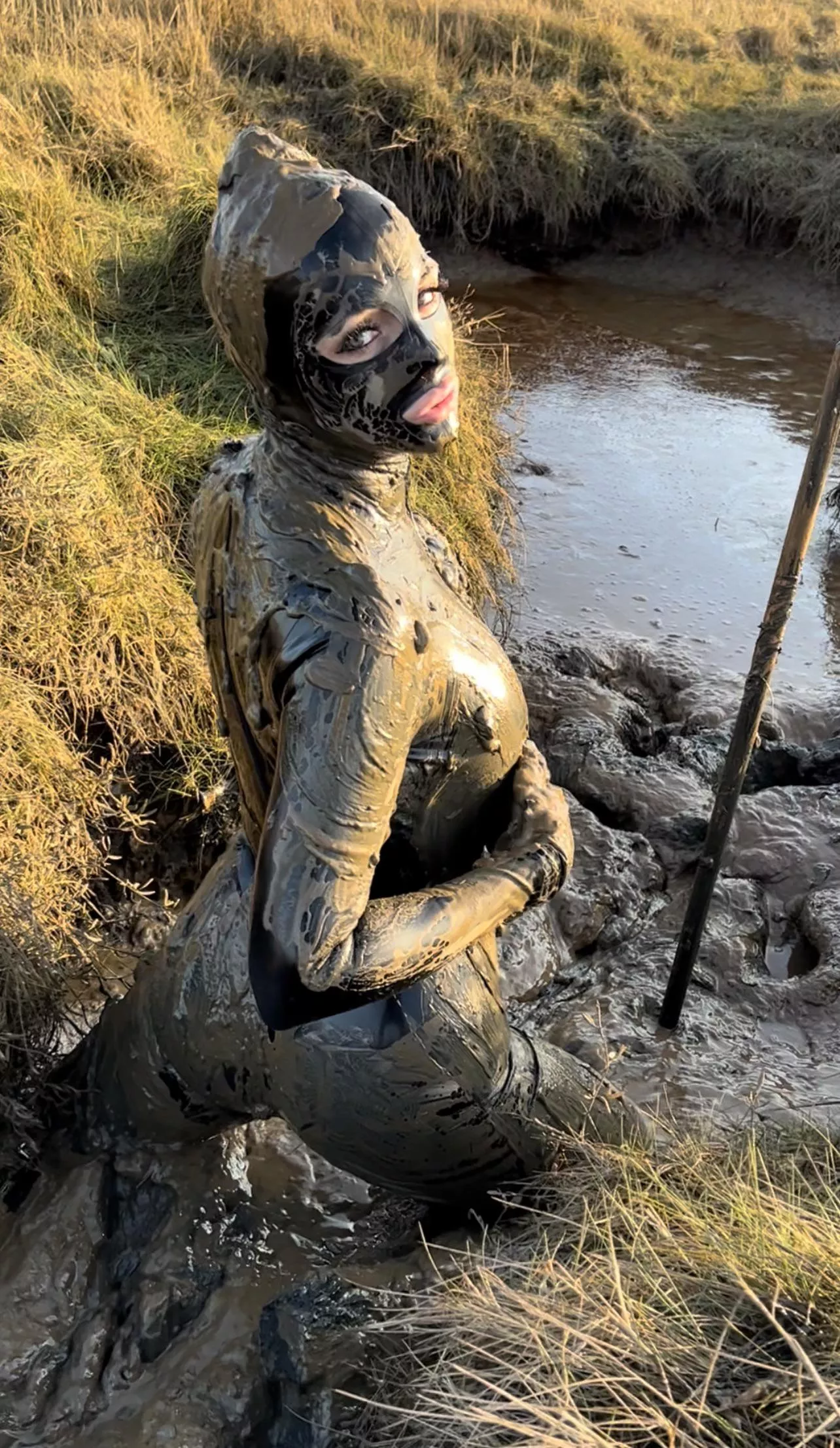 Come join me in the mud??? Iâ€™ve had the best week ever enjoying this wonderful fetish! Iâ€™ve made 3 new messy videosâ€¦ Mud, desserts and Gunge! I decided to go all out for all of them and get completely utterly destroyed in the mess! It was so much f