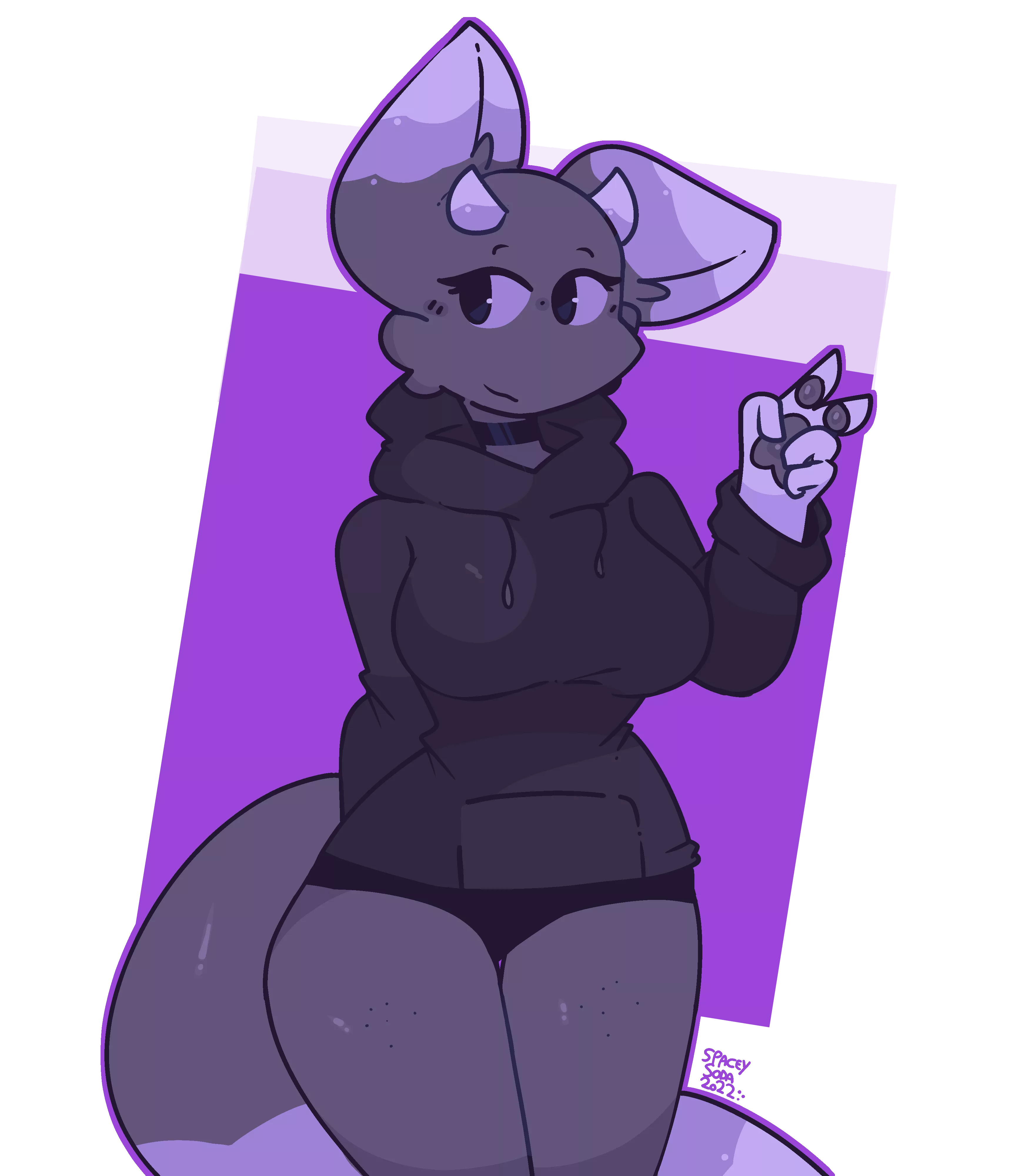 Comfy outfit (Art by me: @SpaceySoda2)