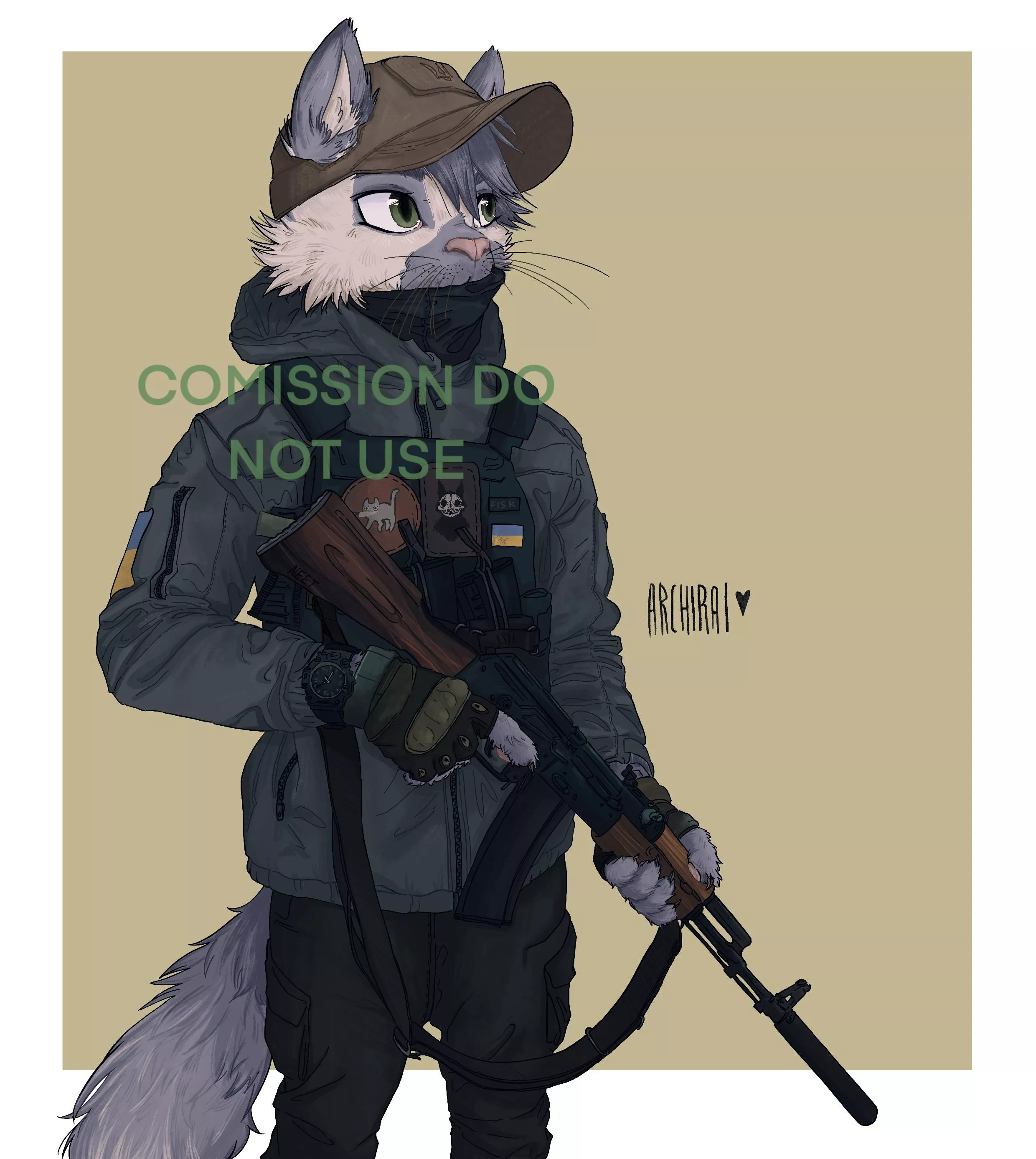 Commission for Ukrainian military 🇺🇦 (by me)