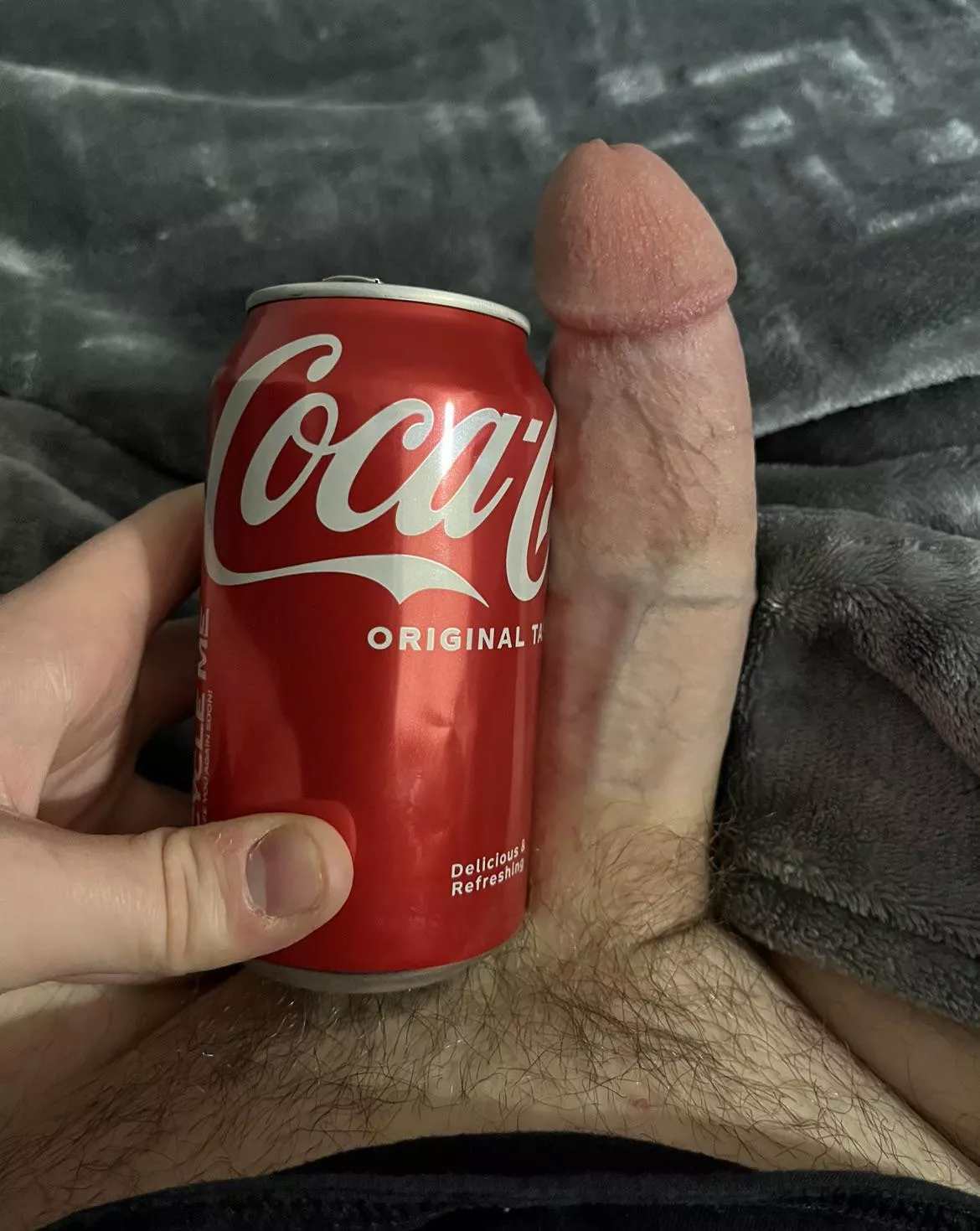 Compared to coke can