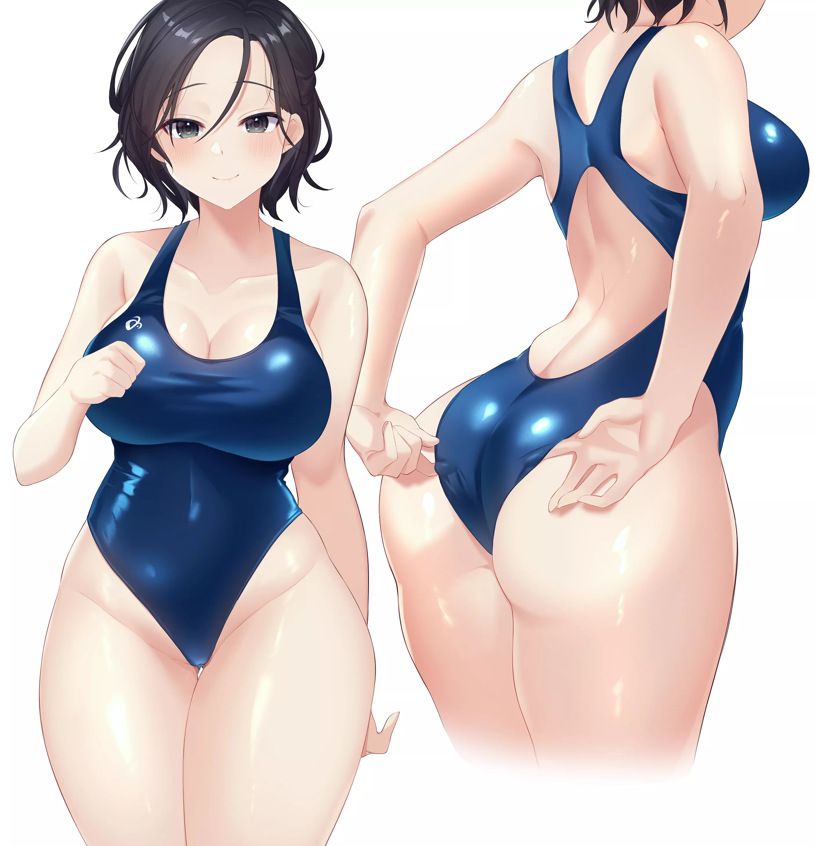 Competition Swimsuit Adjustment (Nekomitei ) [Original]