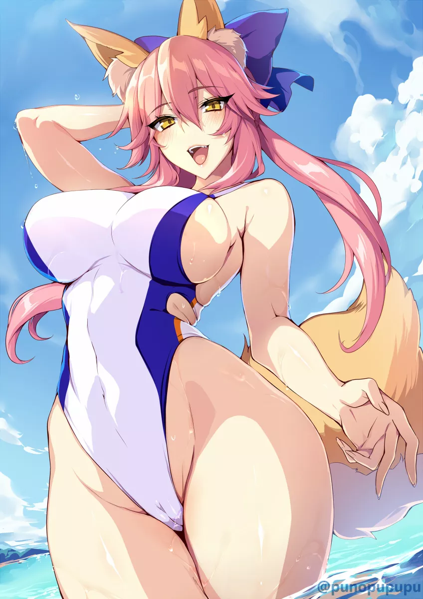 Competition Swimsuit Tamamo (Puuzaki Puuna)