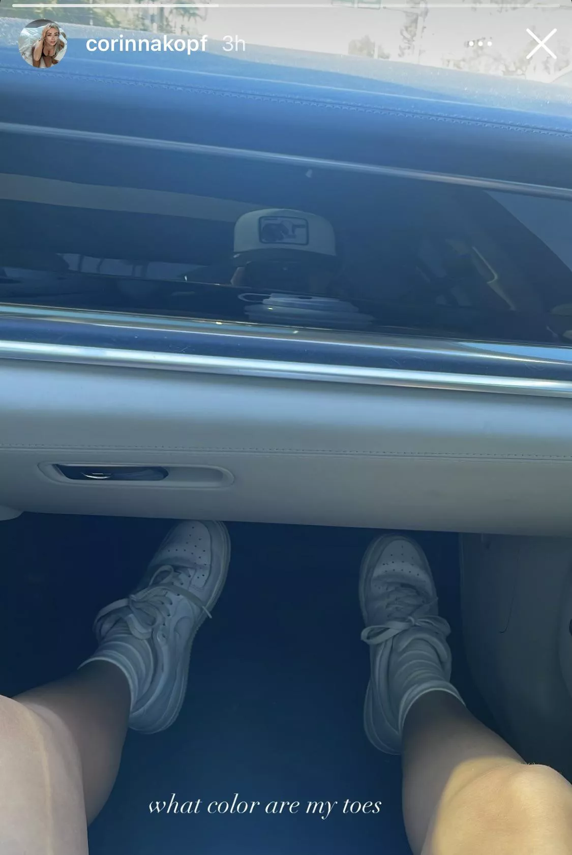 Corinna Kopf teasing about her toes got me so hard unexpectedly