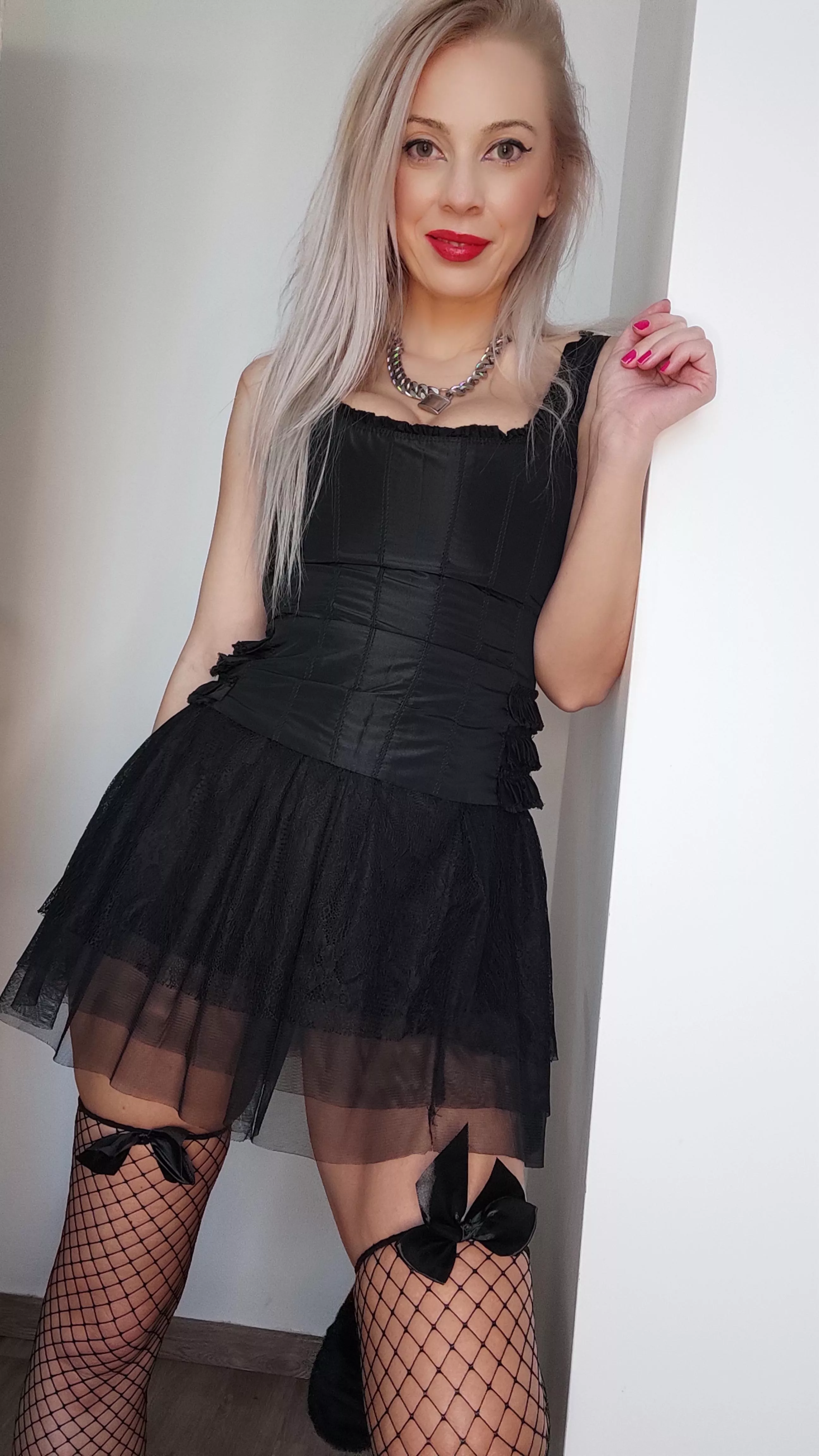 Corset little black dress