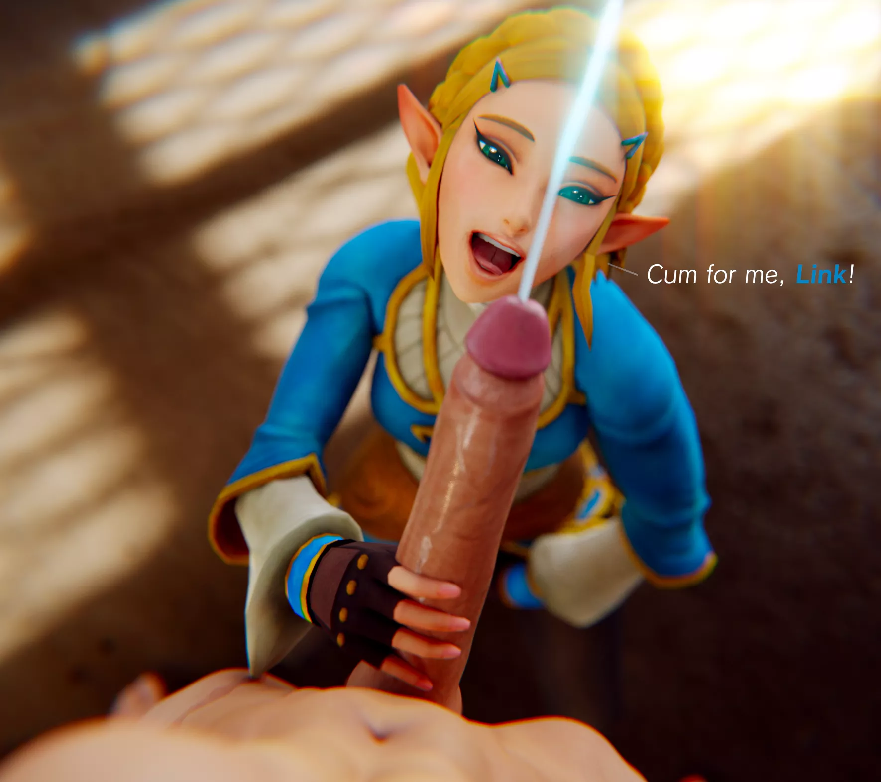 Cum for me, Link! (accurate_distance)