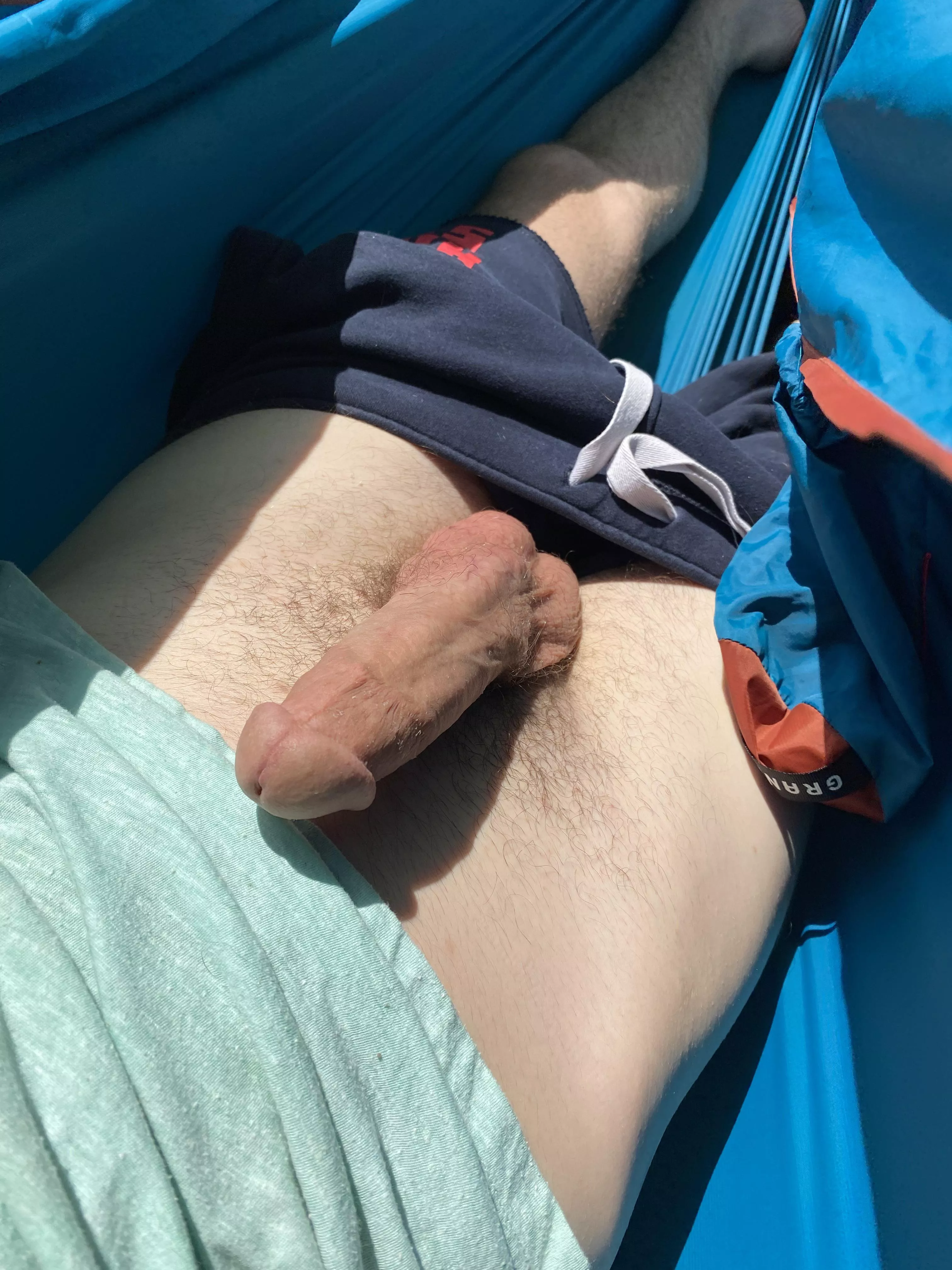 Cum hang in the hammock with me