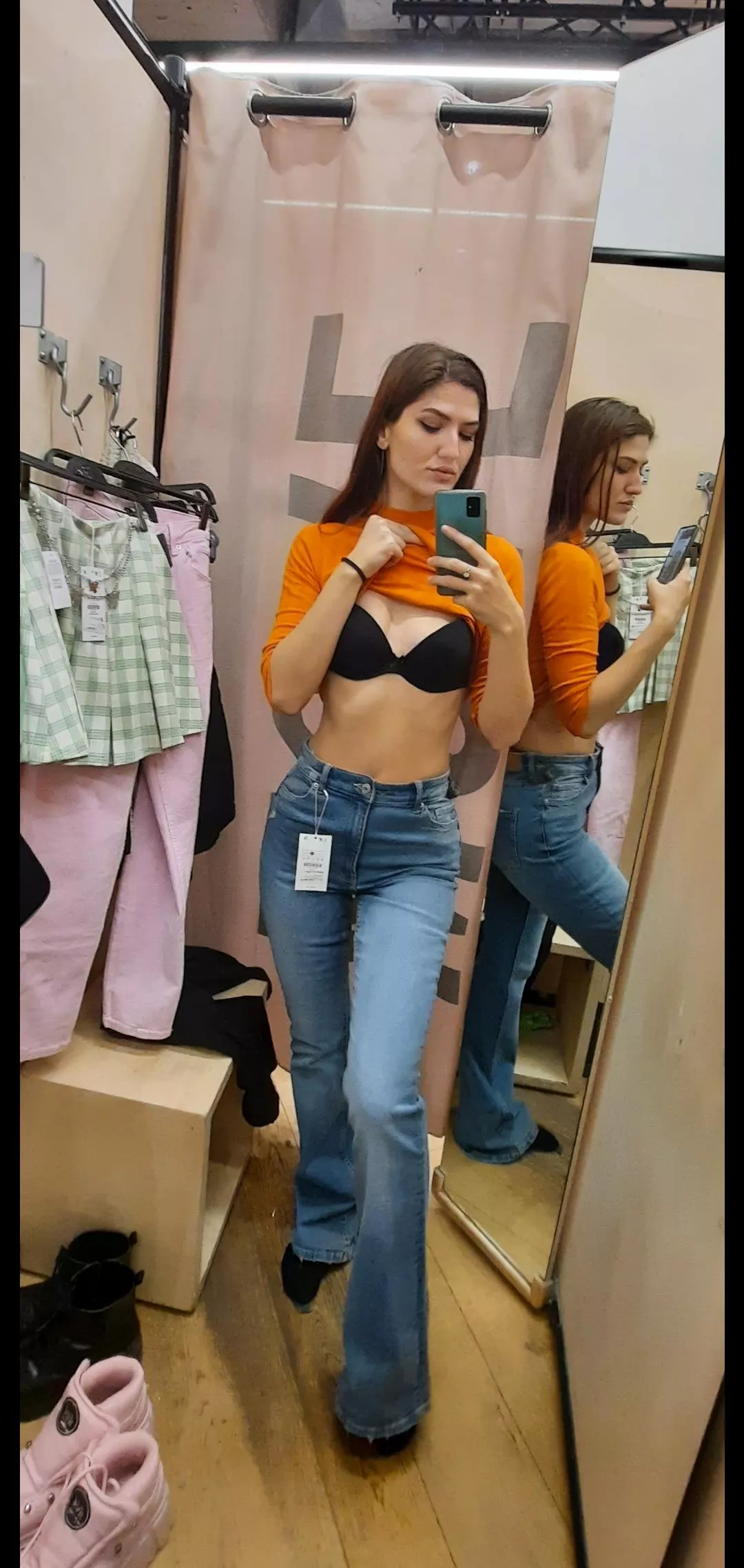 Cum in changing room with me?