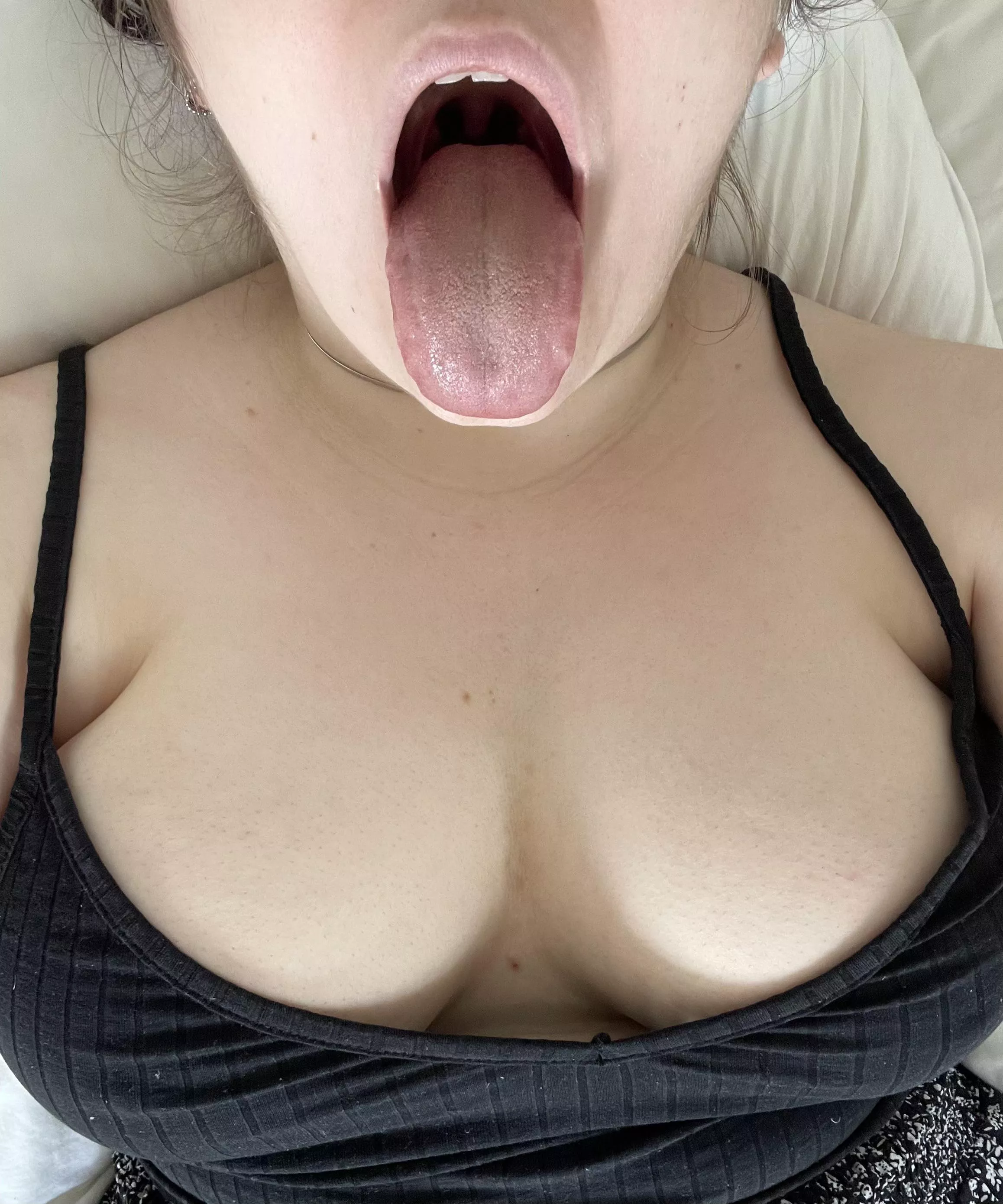 Cum on my tits or in my mouth?