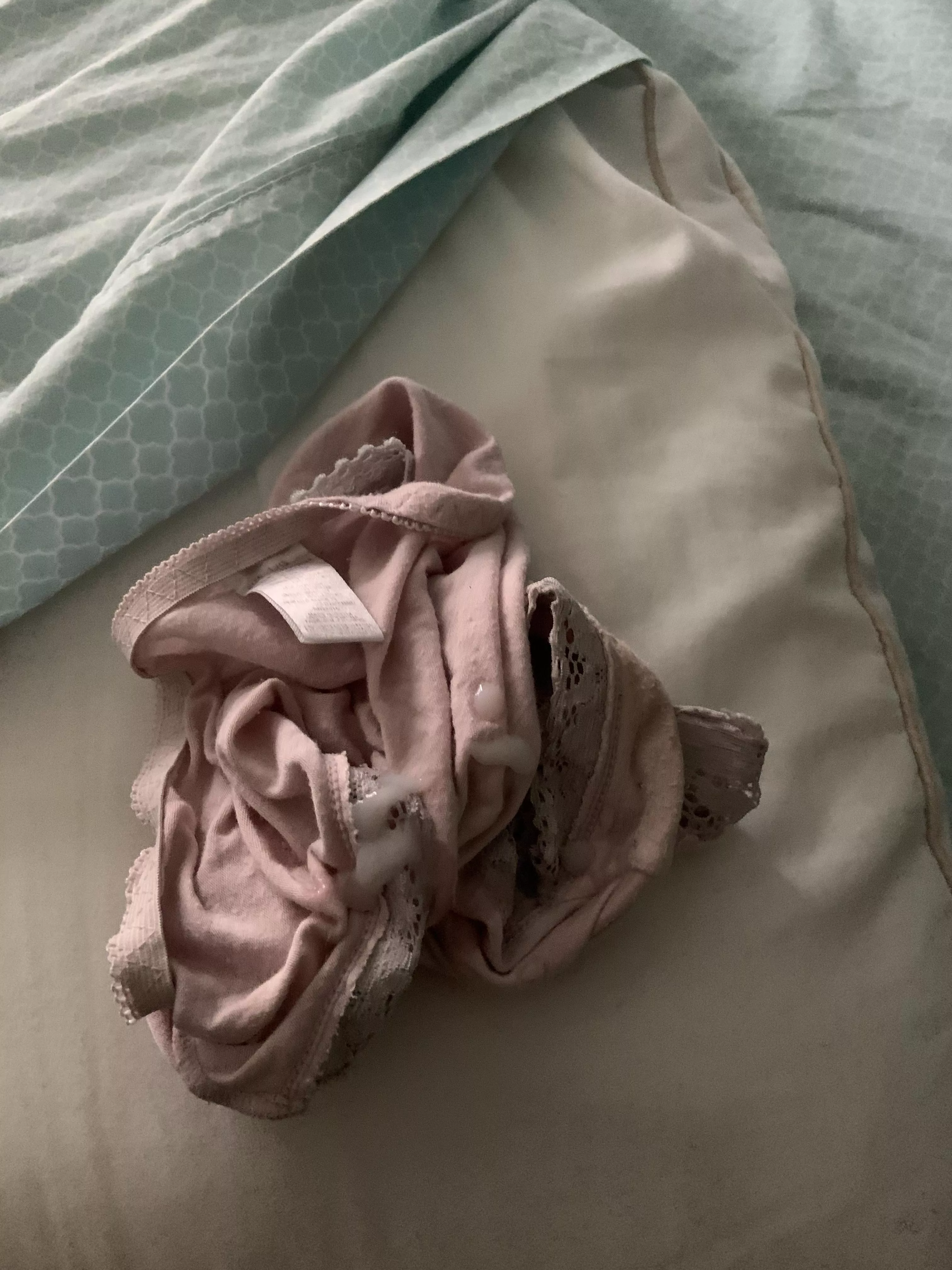 Cumming on Sister’s panties in her room.